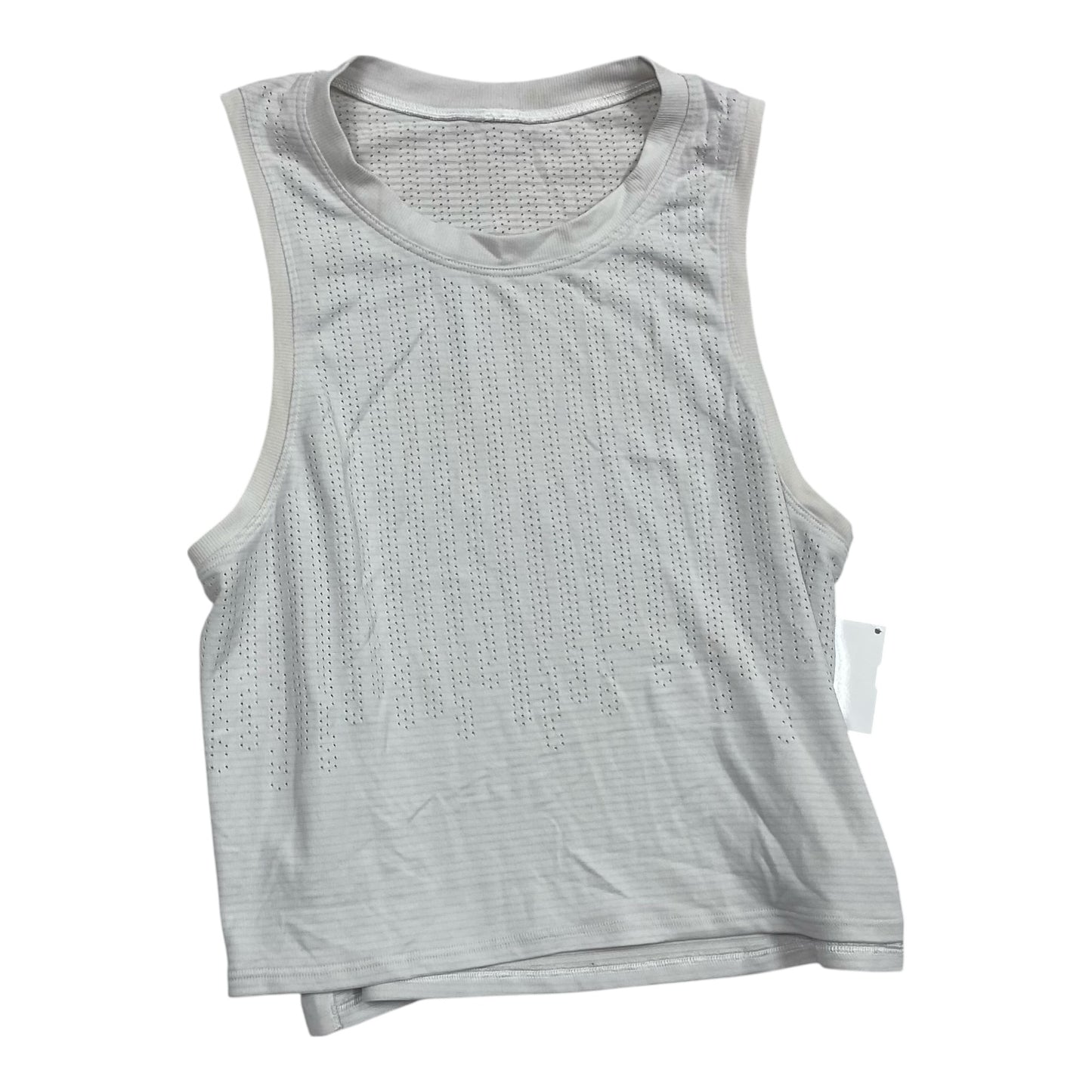 Athletic Tank Top By Lululemon In White, Size:S
