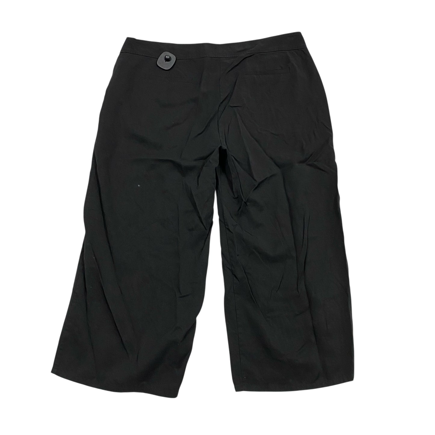Pants Designer By Eileen Fisher In Black, Size:L