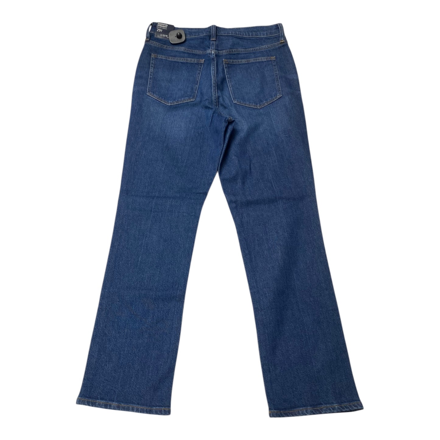 Jeans Straight By J. Crew In Blue Denim, Size:8