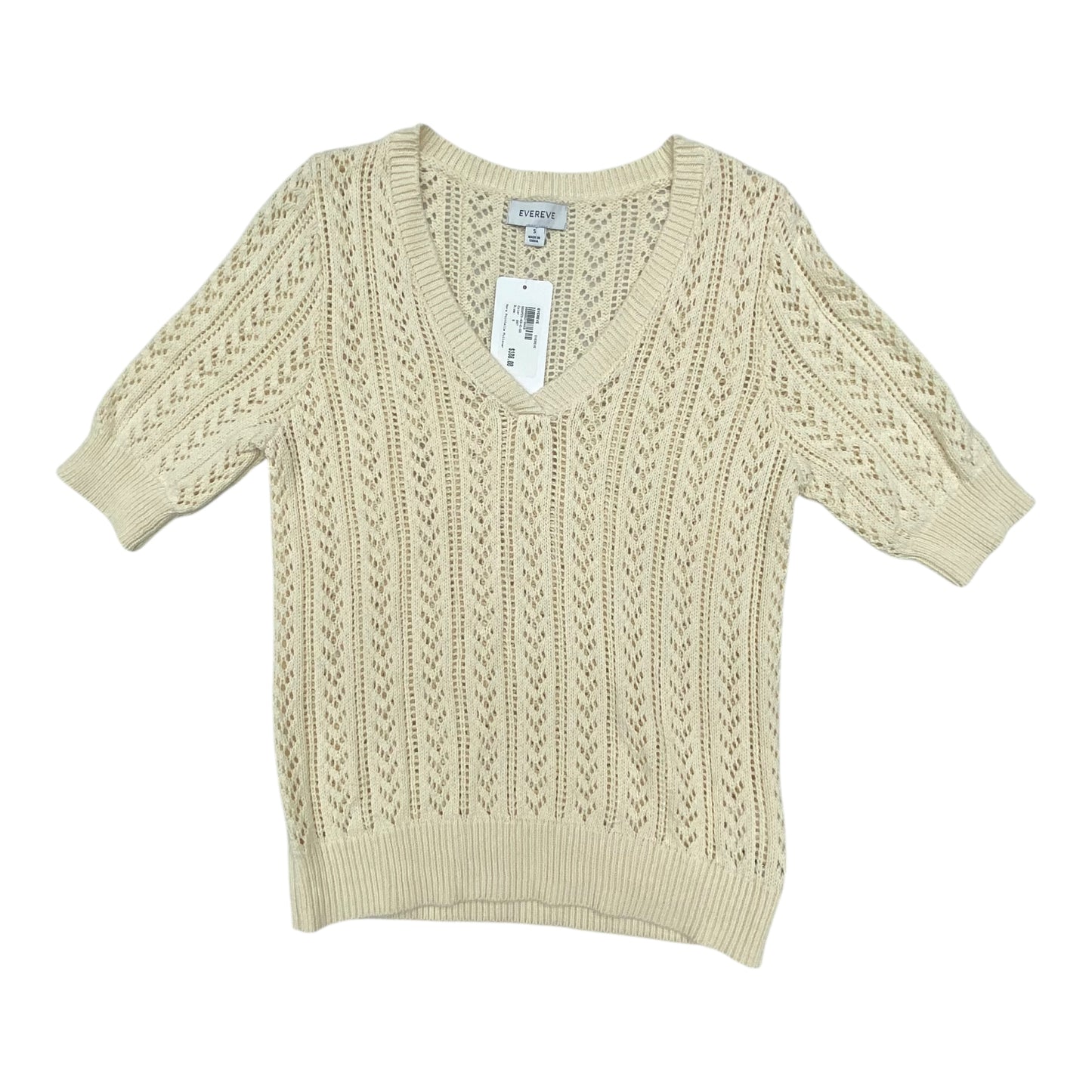 Top Ss By Evereve In Cream, Size:S