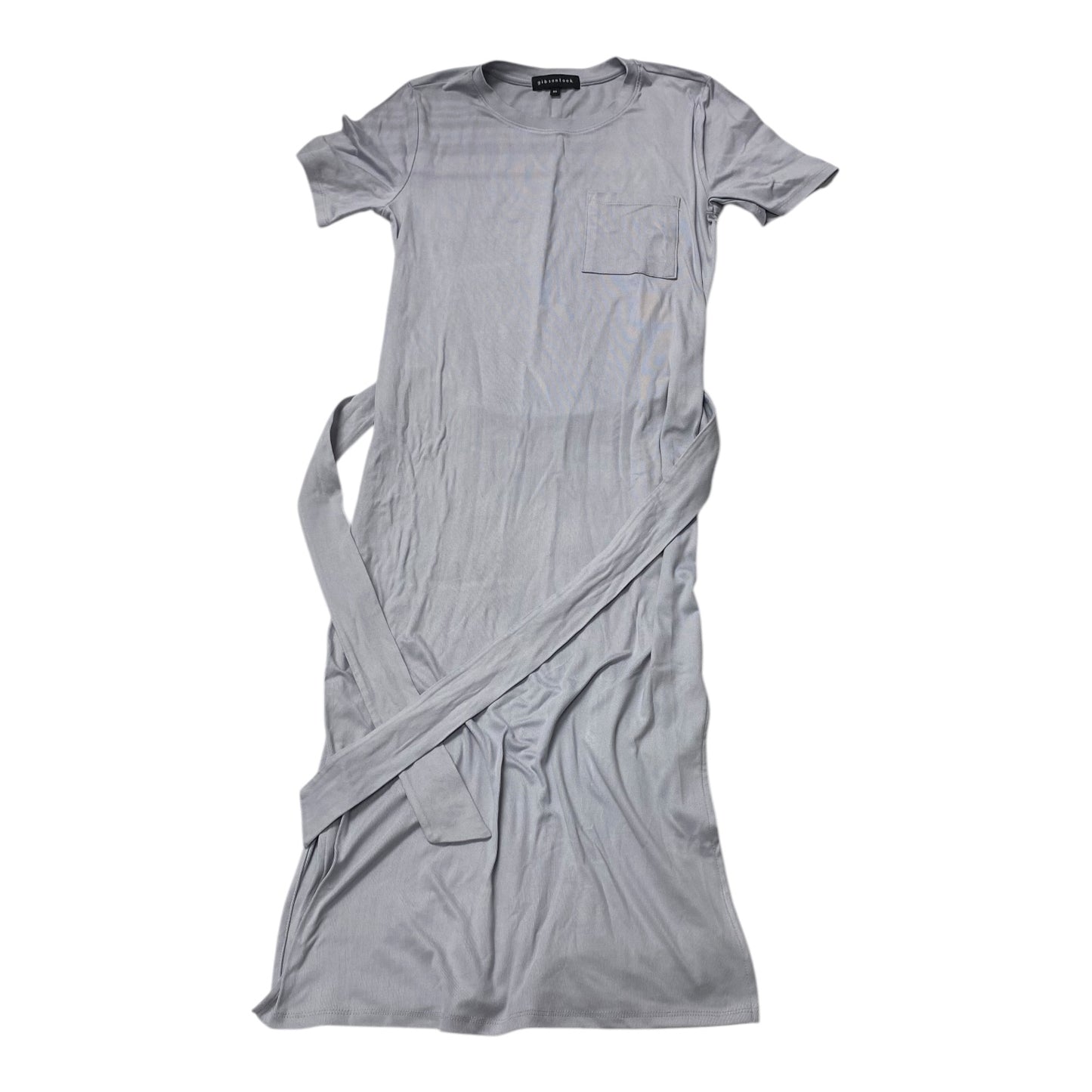 Dress Casual Midi By GIBSONLOOK In Grey, Size:Xs