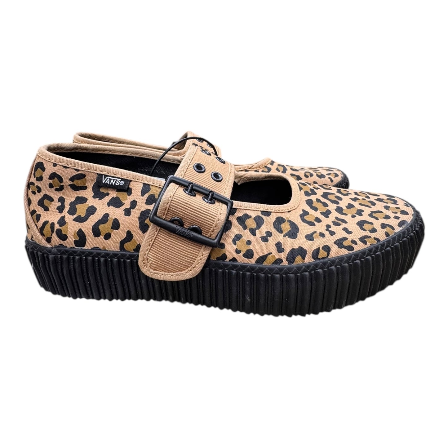 Shoes Flats By Vans In Leopard Print, Size:10