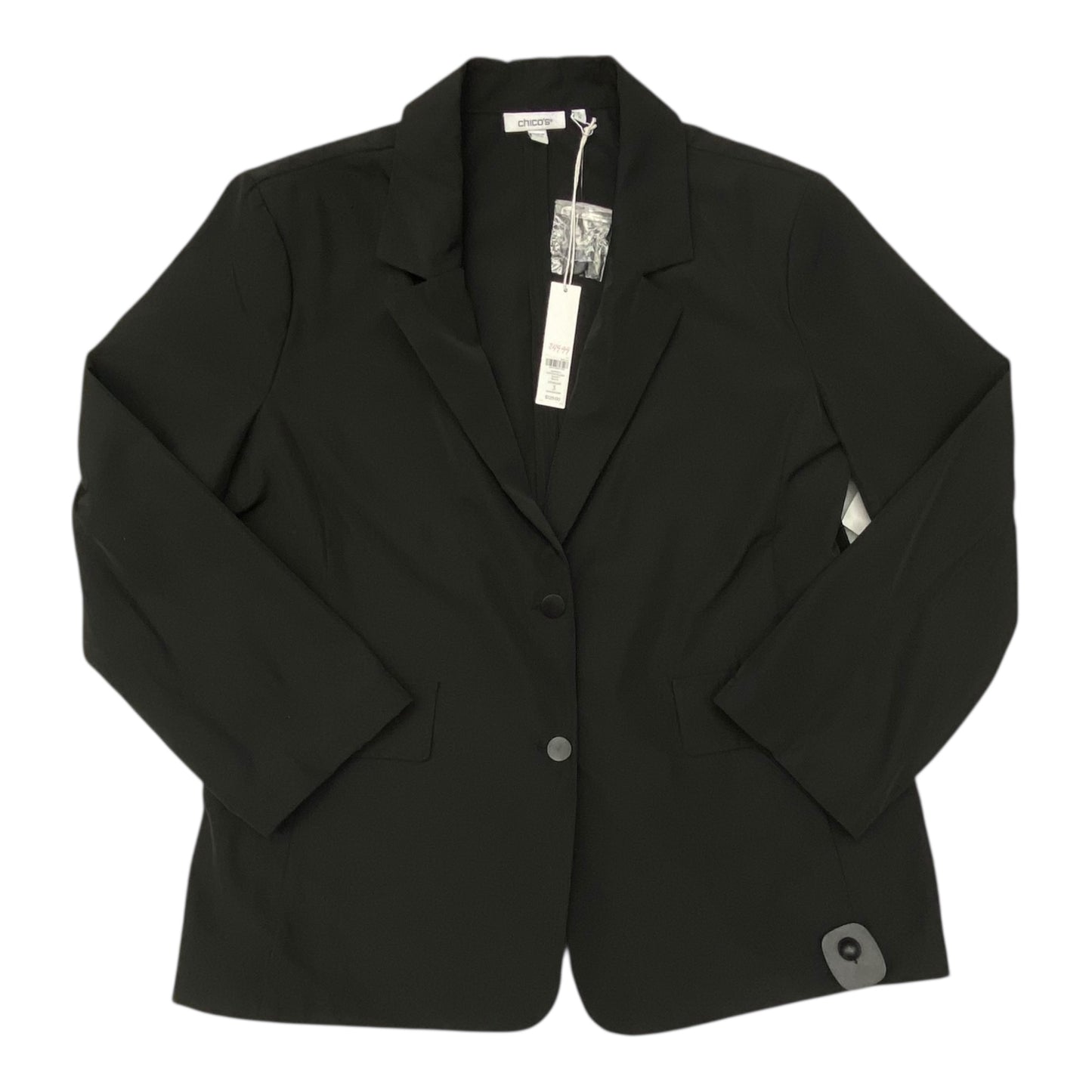 Blazer By Chicos In Black, Size:Xl