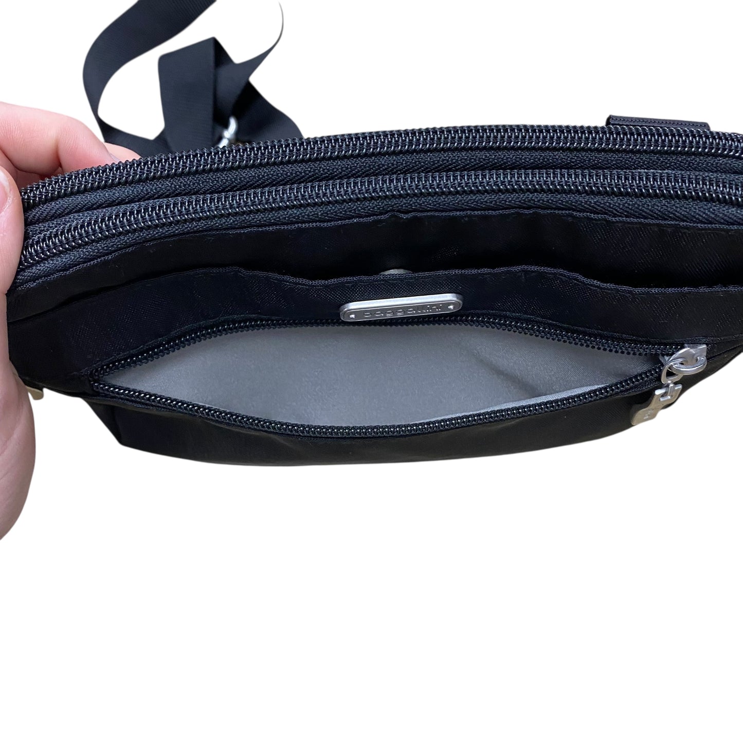 Handbag By Baggallini In Black, Size:Medium