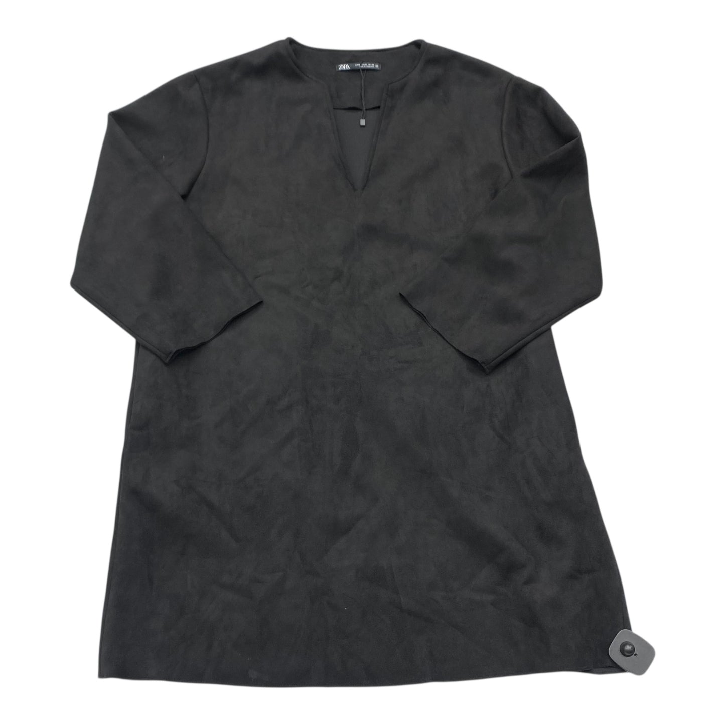 Dress Casual Midi By Zara In Black, Size:M