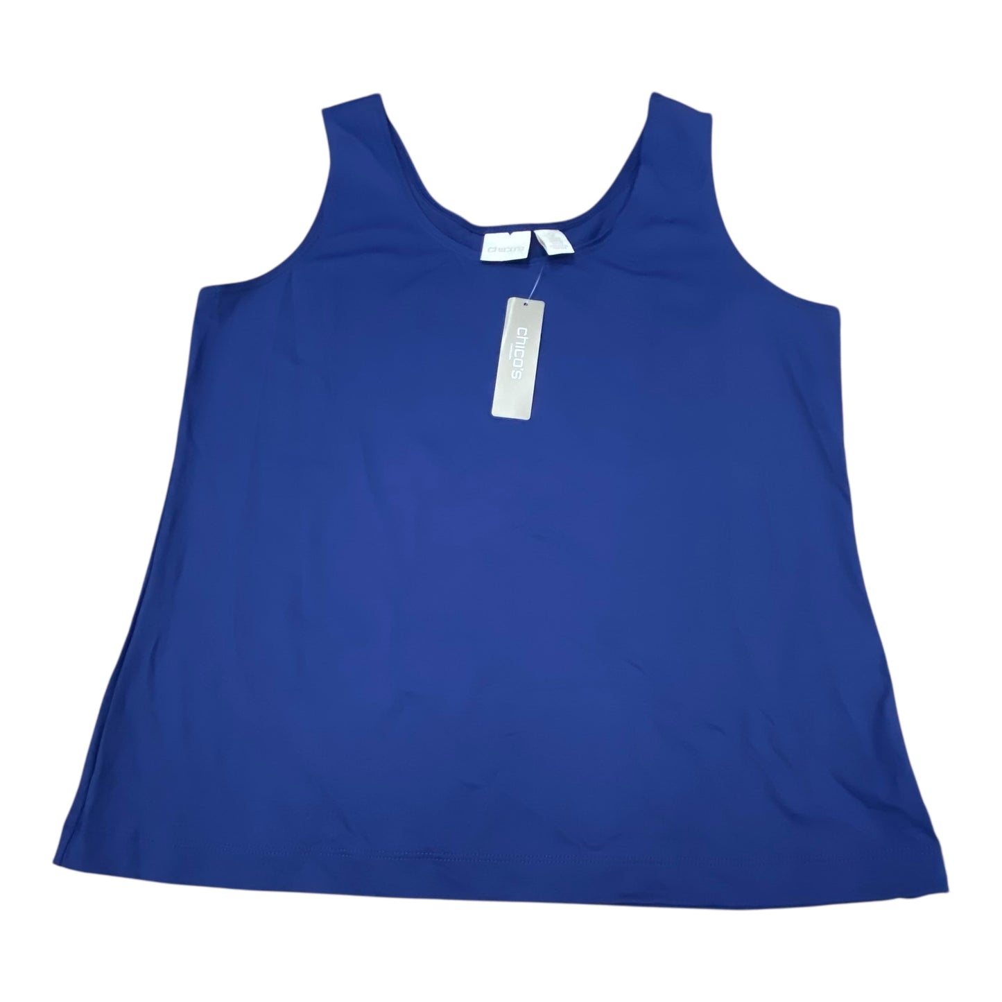 Top Sleeveless Basic By Chicos In Blue, Size:12