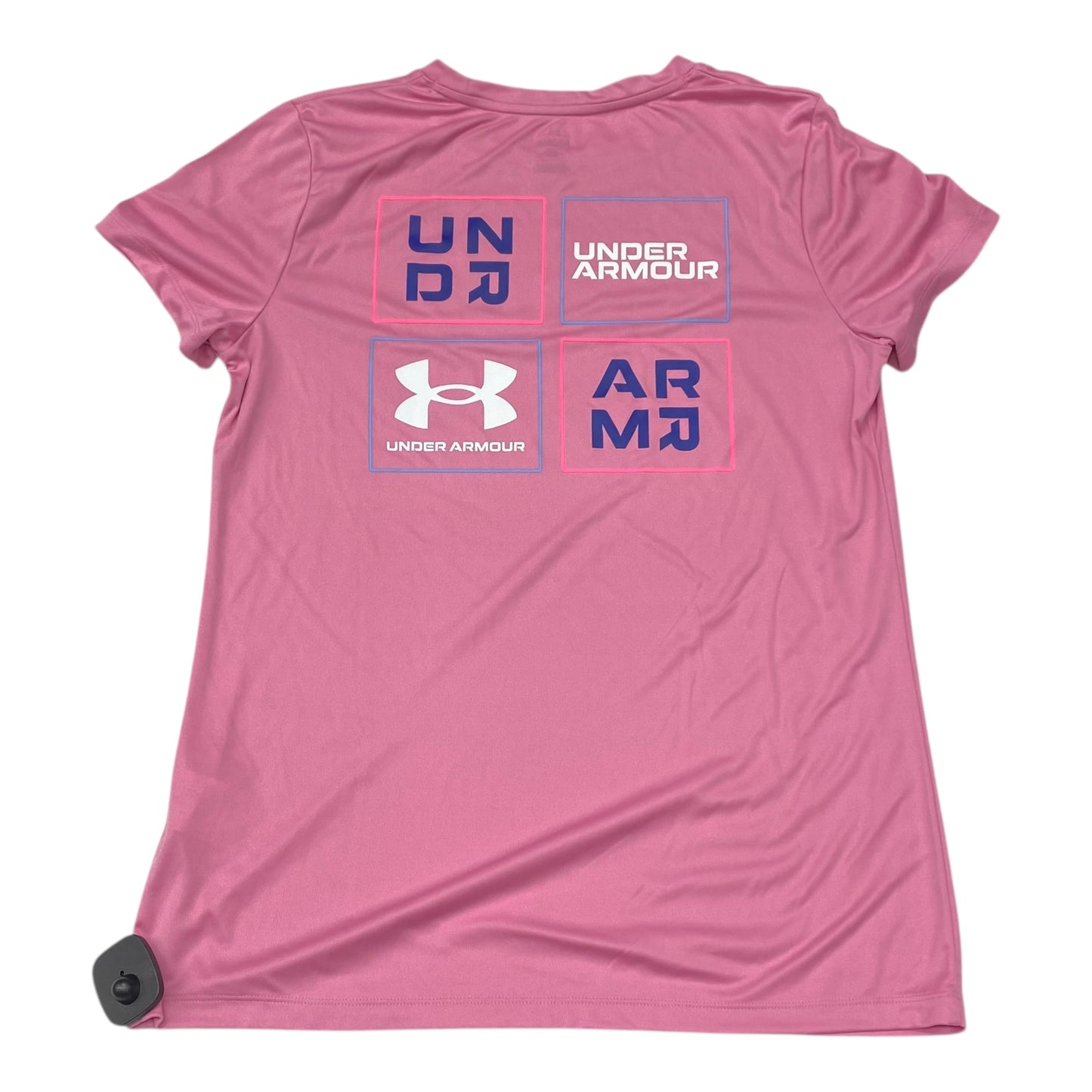 Athletic Top Ss By Under Armour In Pink, Size:M