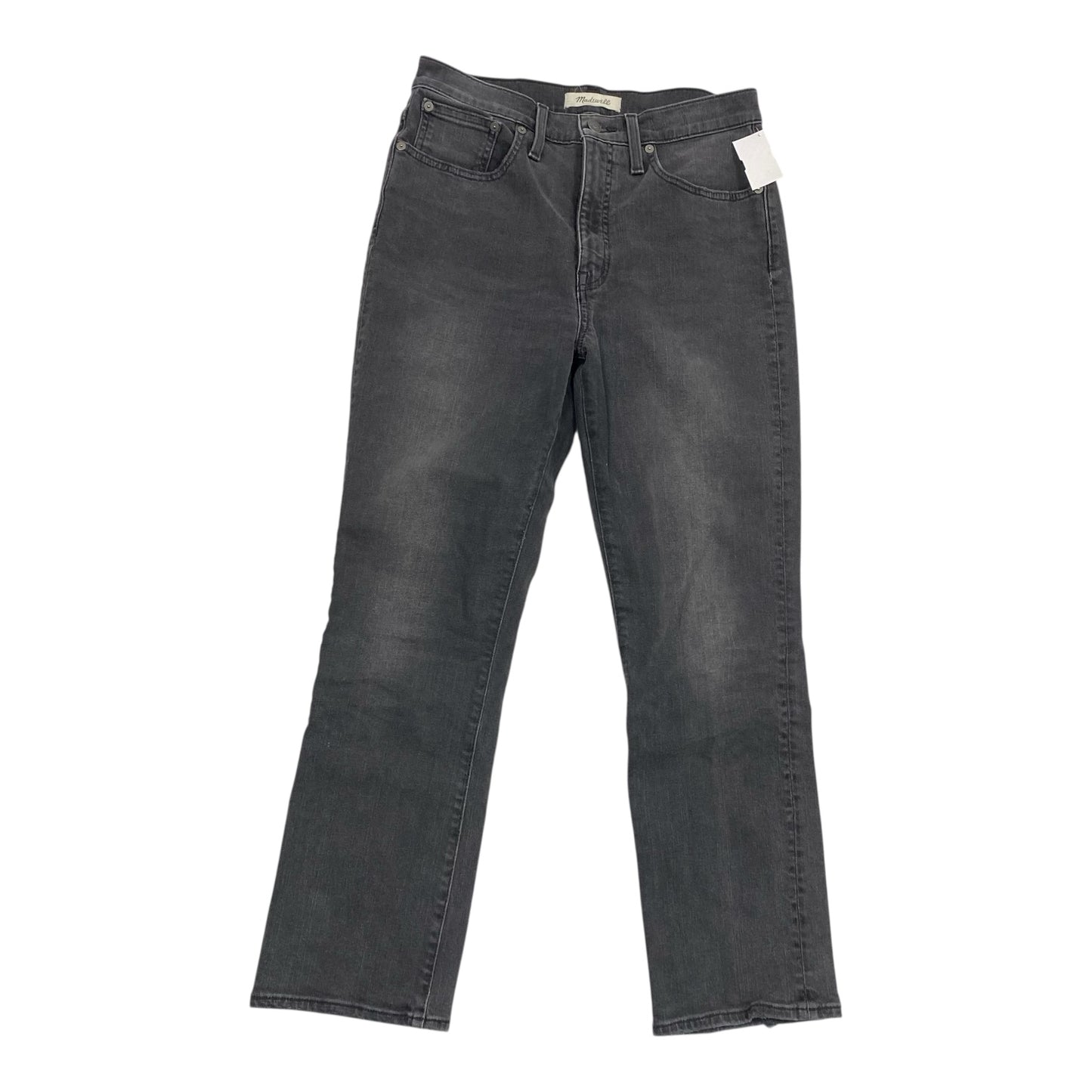 Jeans Straight By Madewell In Black Denim, Size:6