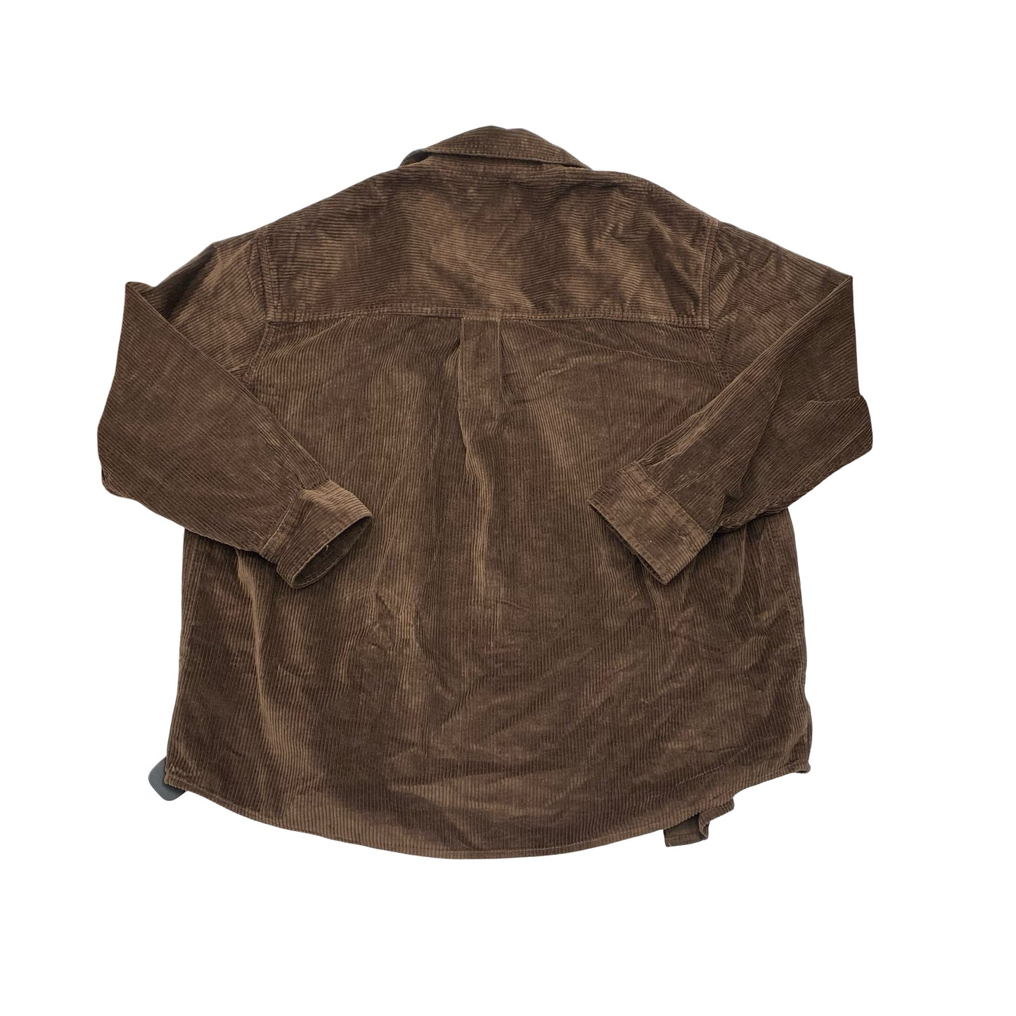 Jacket Shirt By American Eagle In Brown, Size:L