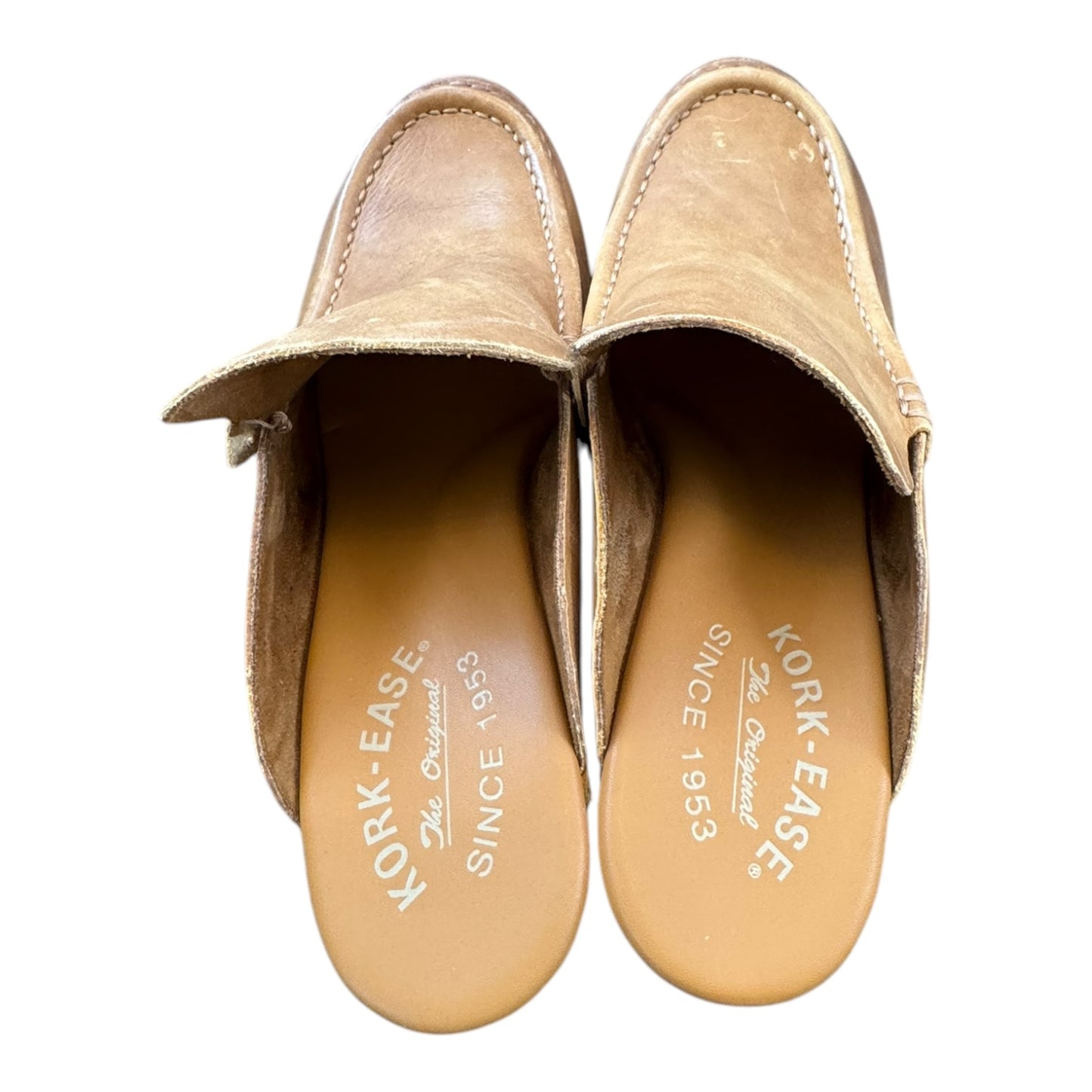 Shoes Heels Block By Kork Ease In Tan, Size:8