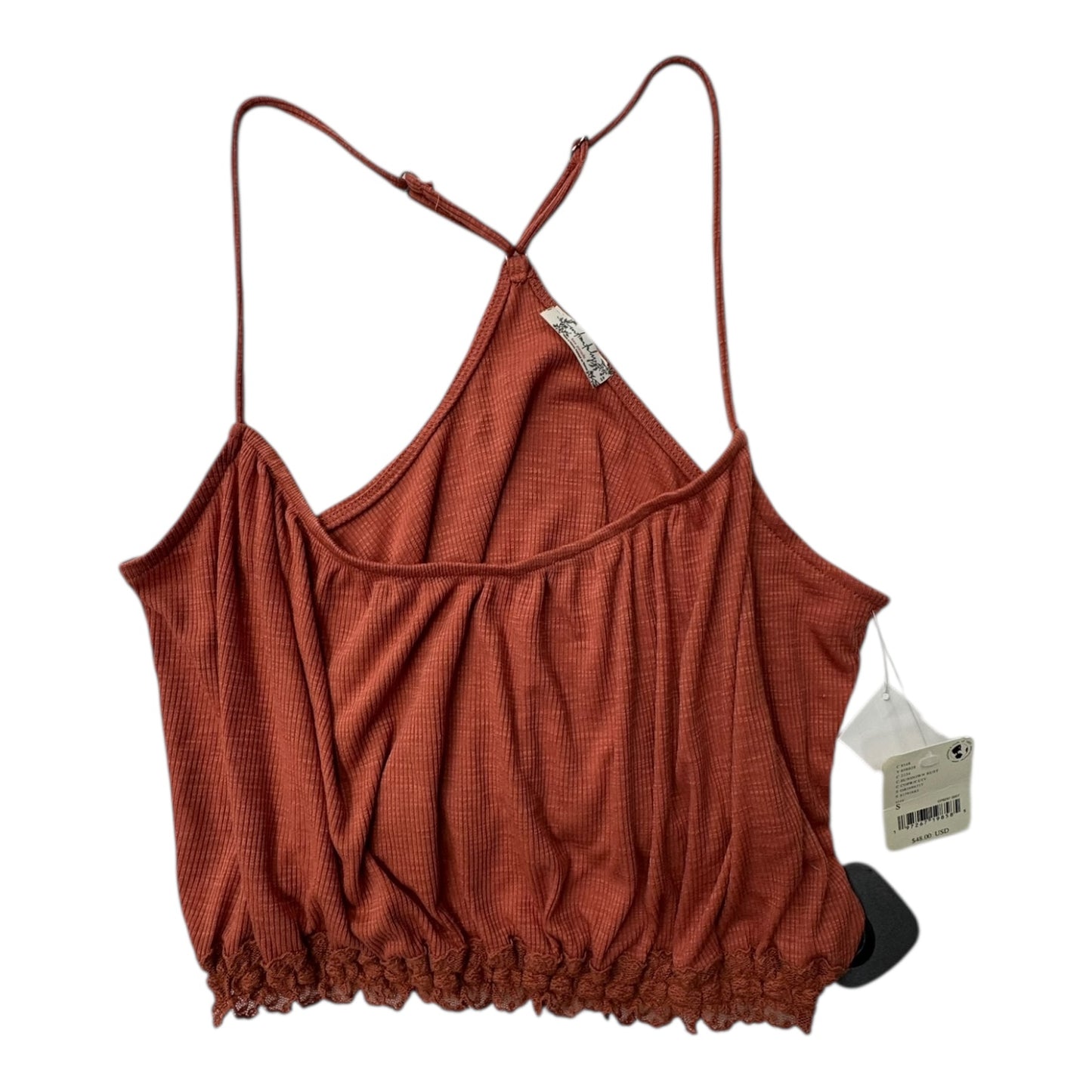 Top Sleeveless By Free People In Orange, Size:S