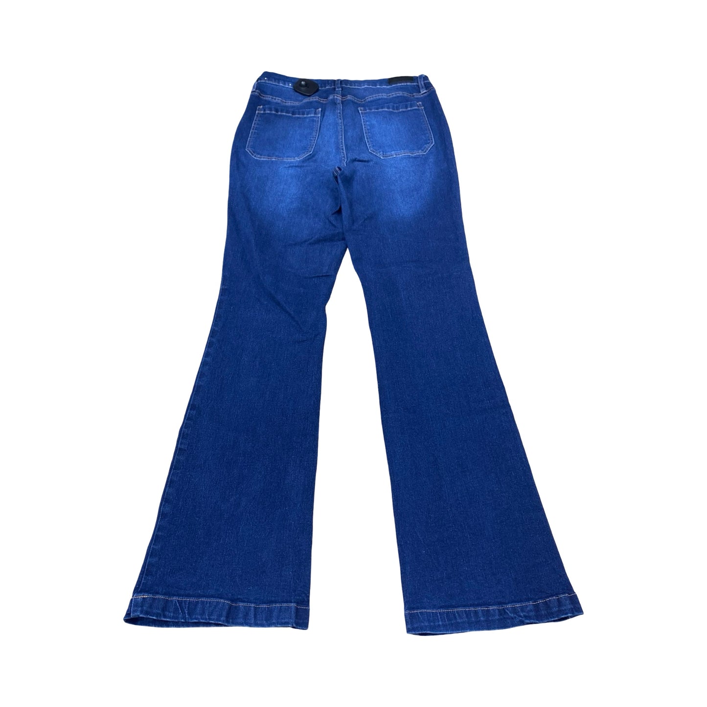 Jeans Boot Cut By Nicole By Nicole Miller In Blue Denim, Size:10