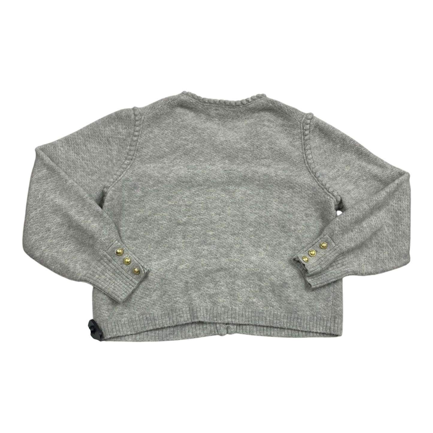 Sweater Cardigan By J. Crew In Grey, Size:M