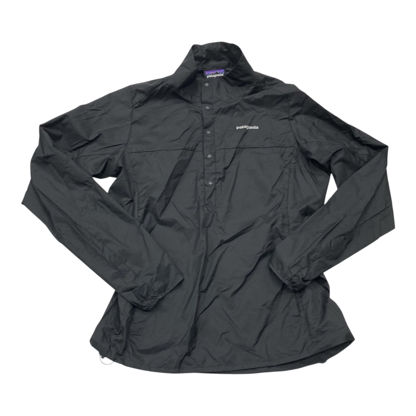 Jacket Windbreaker By Patagonia In Black, Size:M