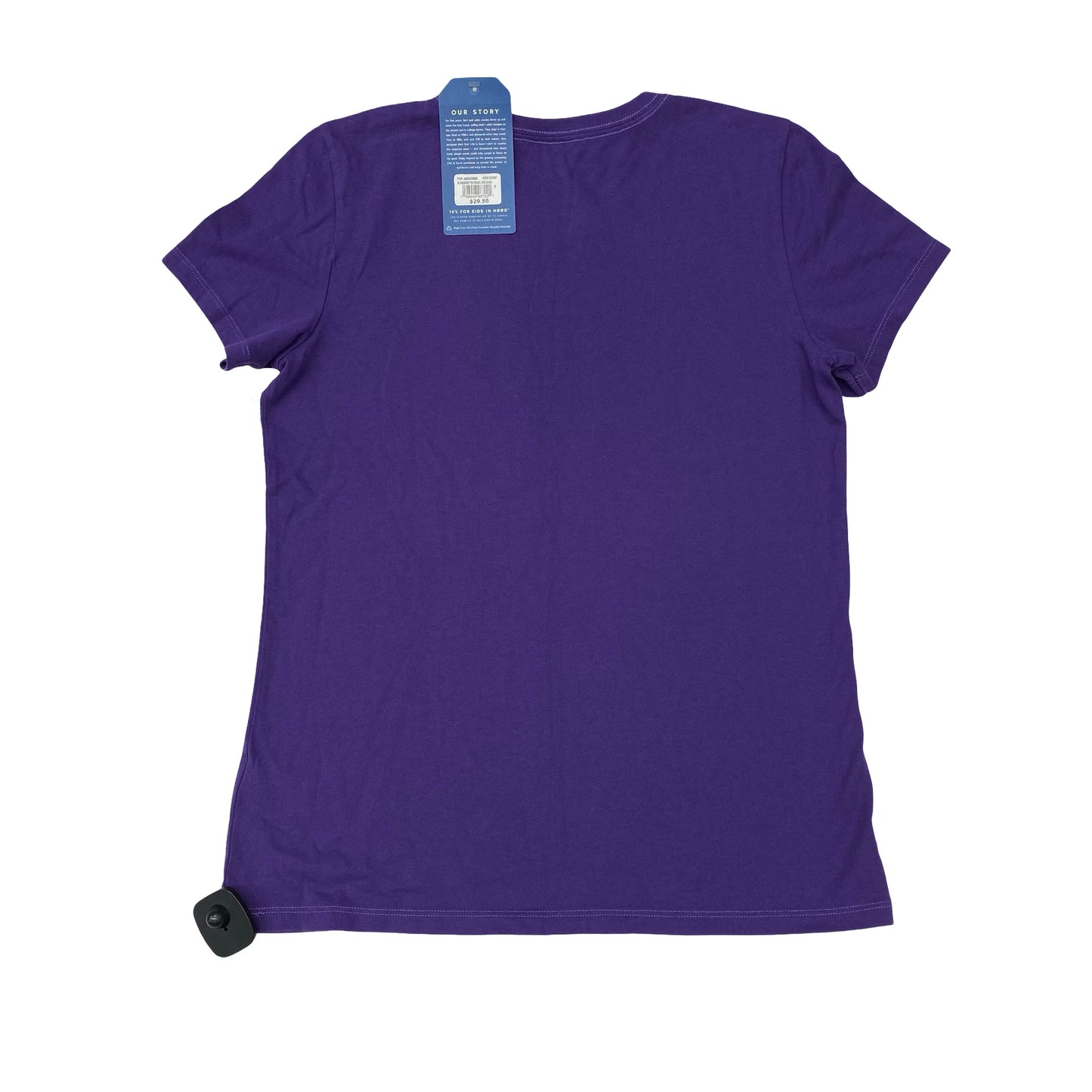 Top Ss Basic By Life Is Good In Purple, Size:M