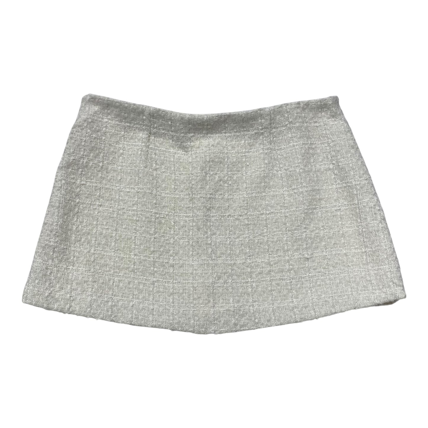 Skirt Mini & Short By Abercrombie And Fitch In White, Size:Xl