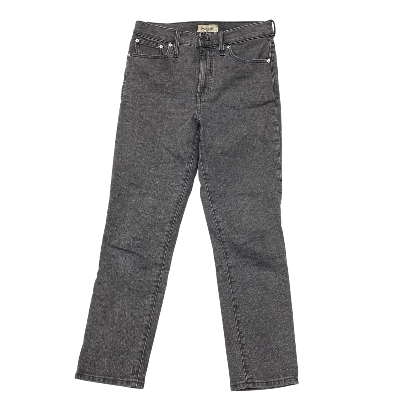 Jeans Straight By Madewell In Black Denim, Size:6