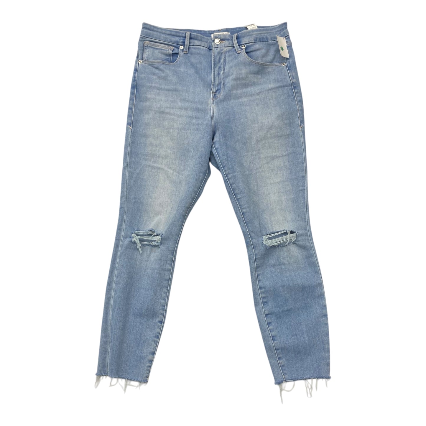Jeans Skinny By Good American In Blue Denim, Size:14
