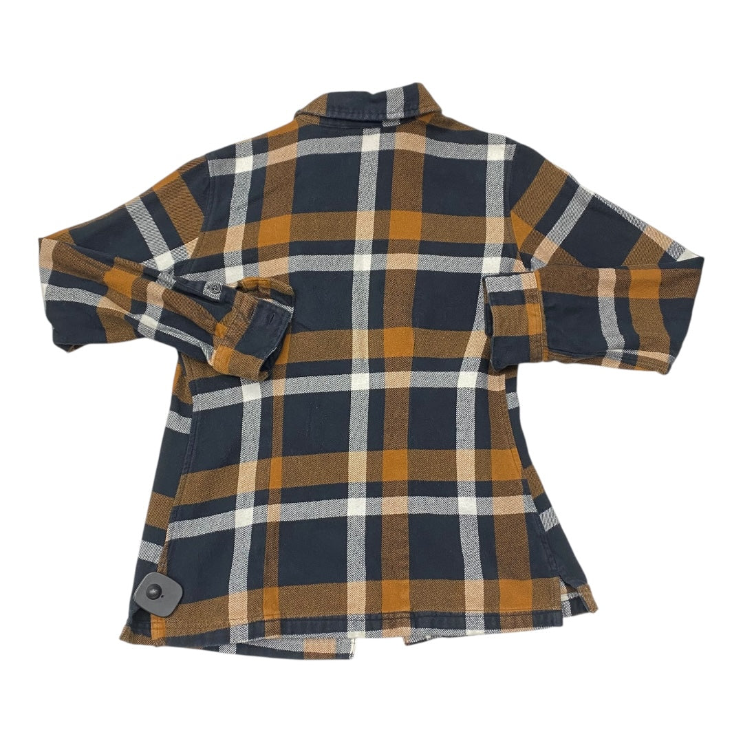 Top Ls By Patagonia In Plaid Pattern, Size:2