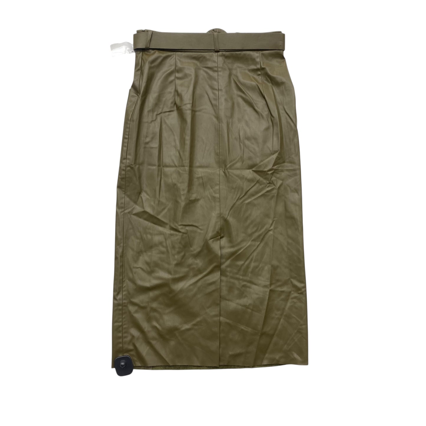 Skirt Midi By Zara In Green, Size:S