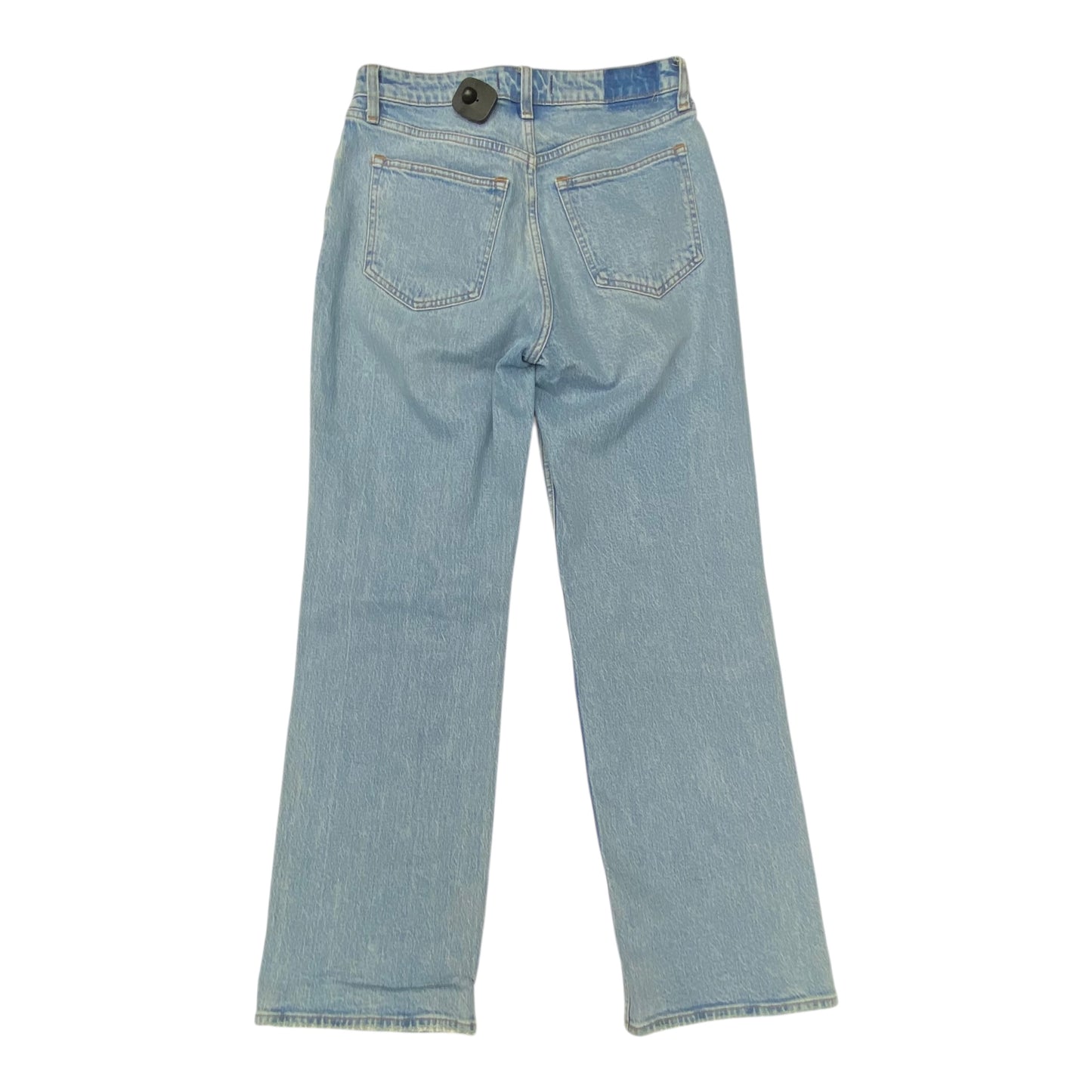 Jeans Straight By Abercrombie And Fitch In Blue Denim, Size:6