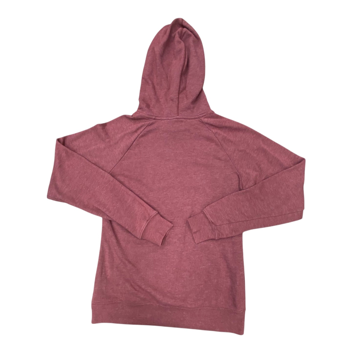 Athletic Sweatshirt Hoodie By The North Face In Maroon, Size:M