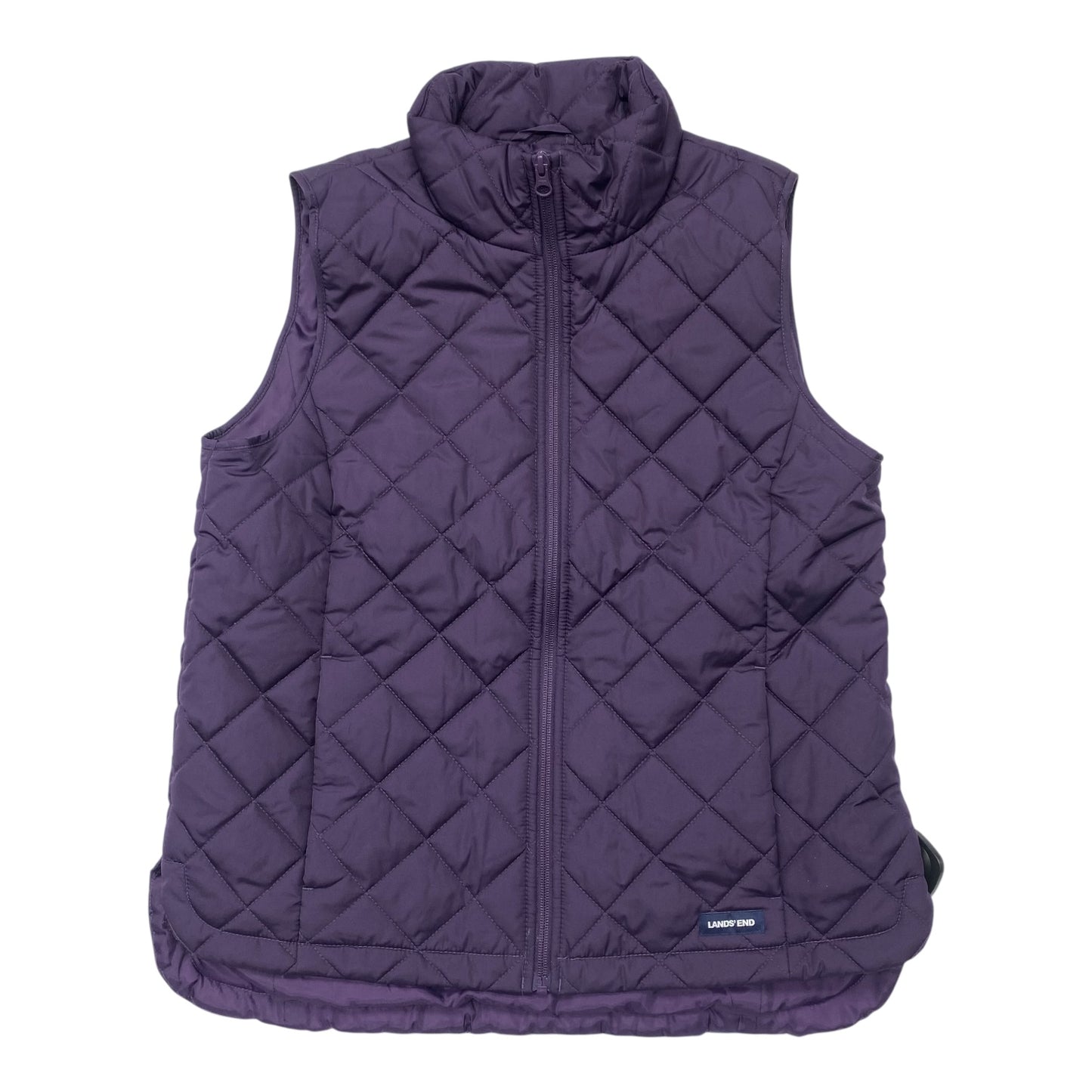 Vest Puffer & Quilted By Lands End In Purple, Size:Sp