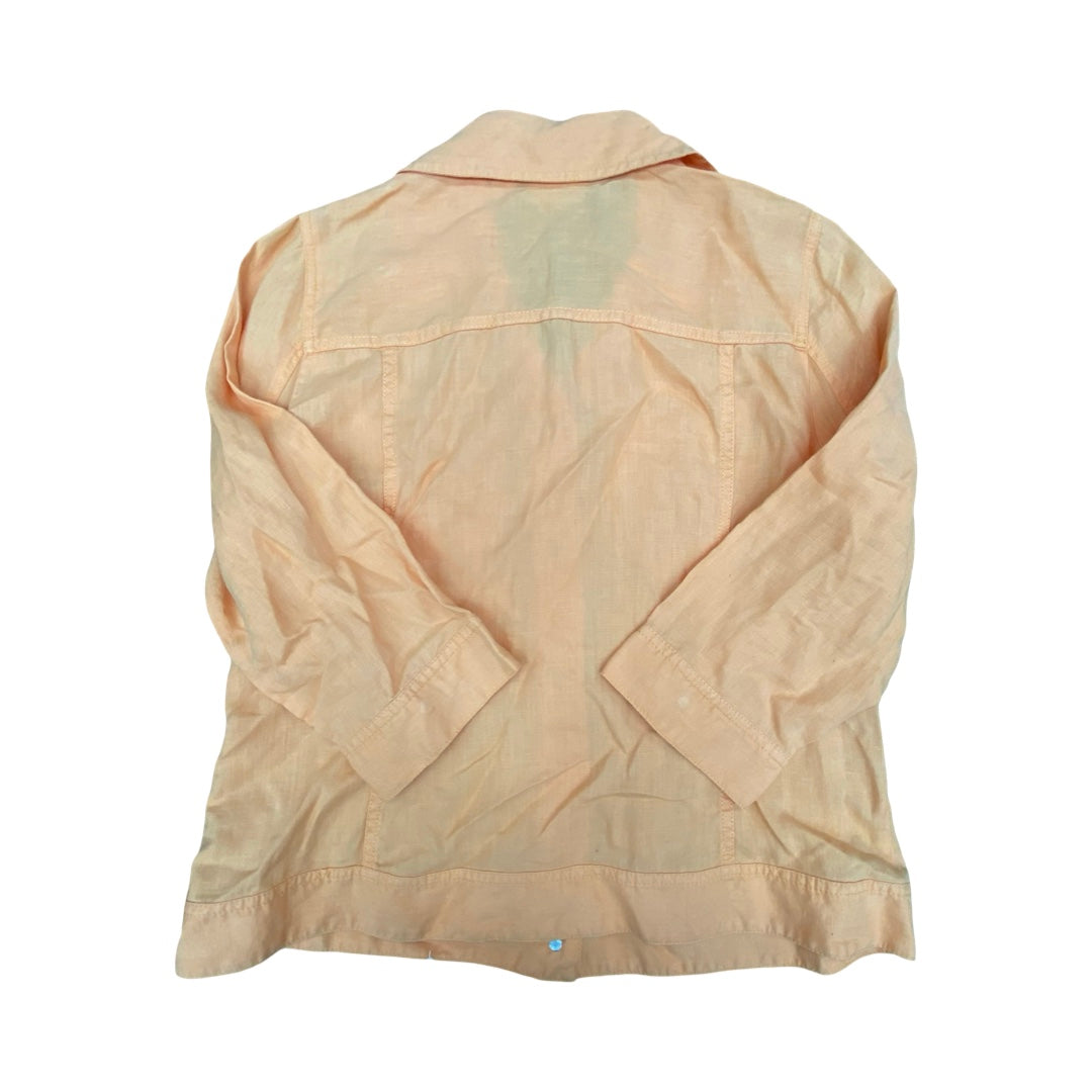 Jacket Other By Chicos In Orange, Size:M
