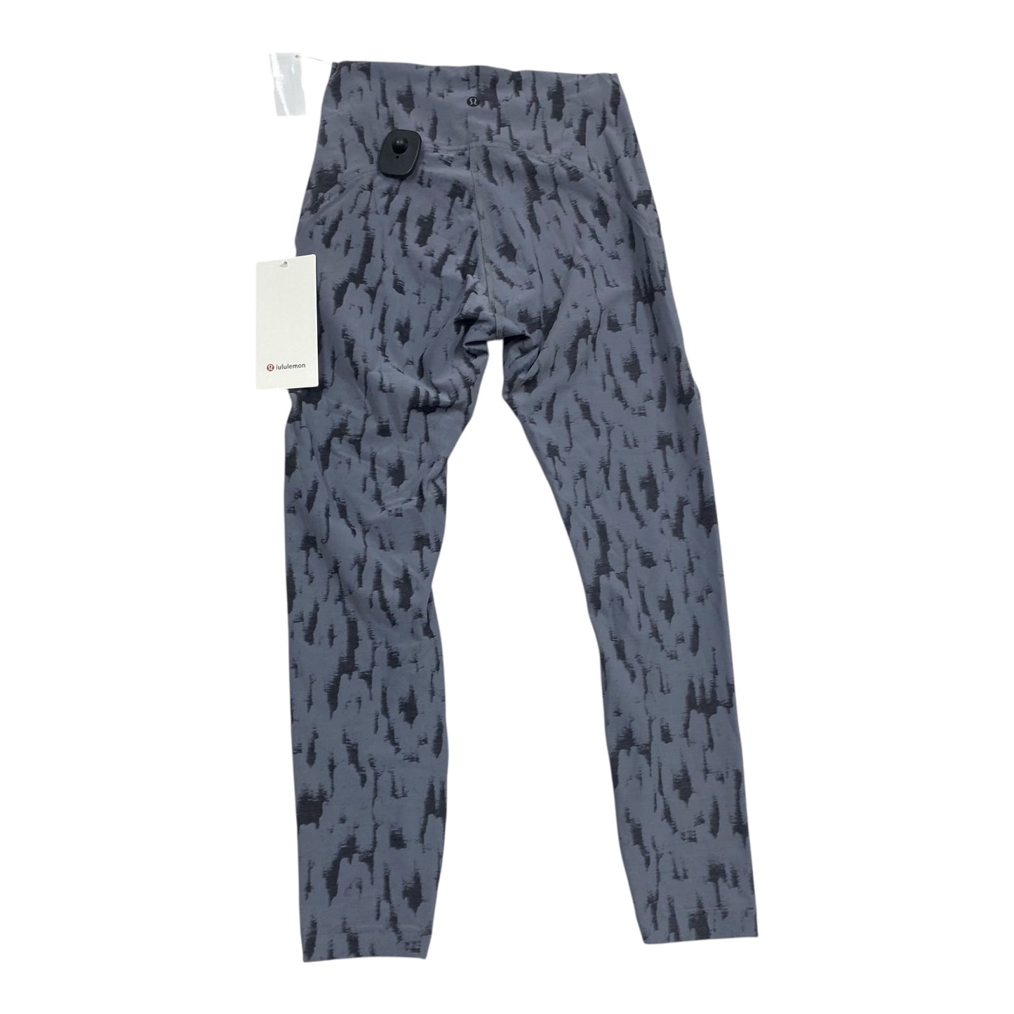 Athletic Leggings By Lululemon In Black & Grey, Size:6