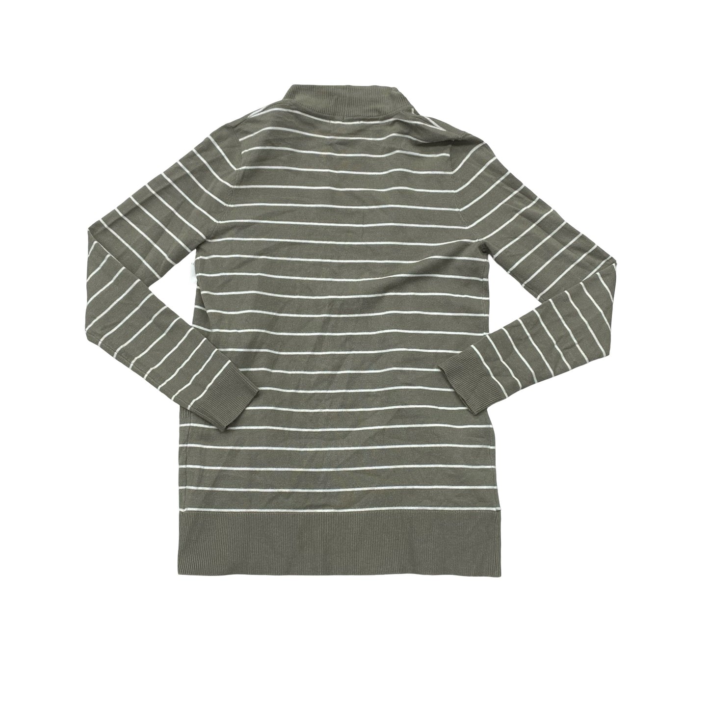 Sweater Cardigan By Staccato In Striped Pattern, Size:M