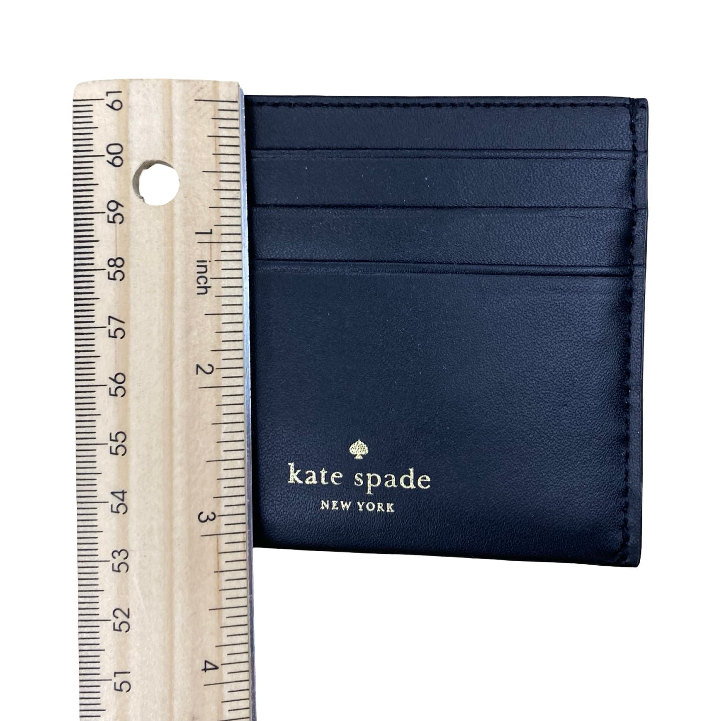 Id/Card Holder Designer By Kate Spade In Black & White