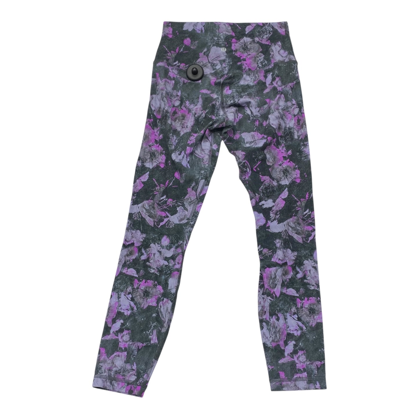 Athletic Leggings By Lululemon In Grey & Purple, Size:6