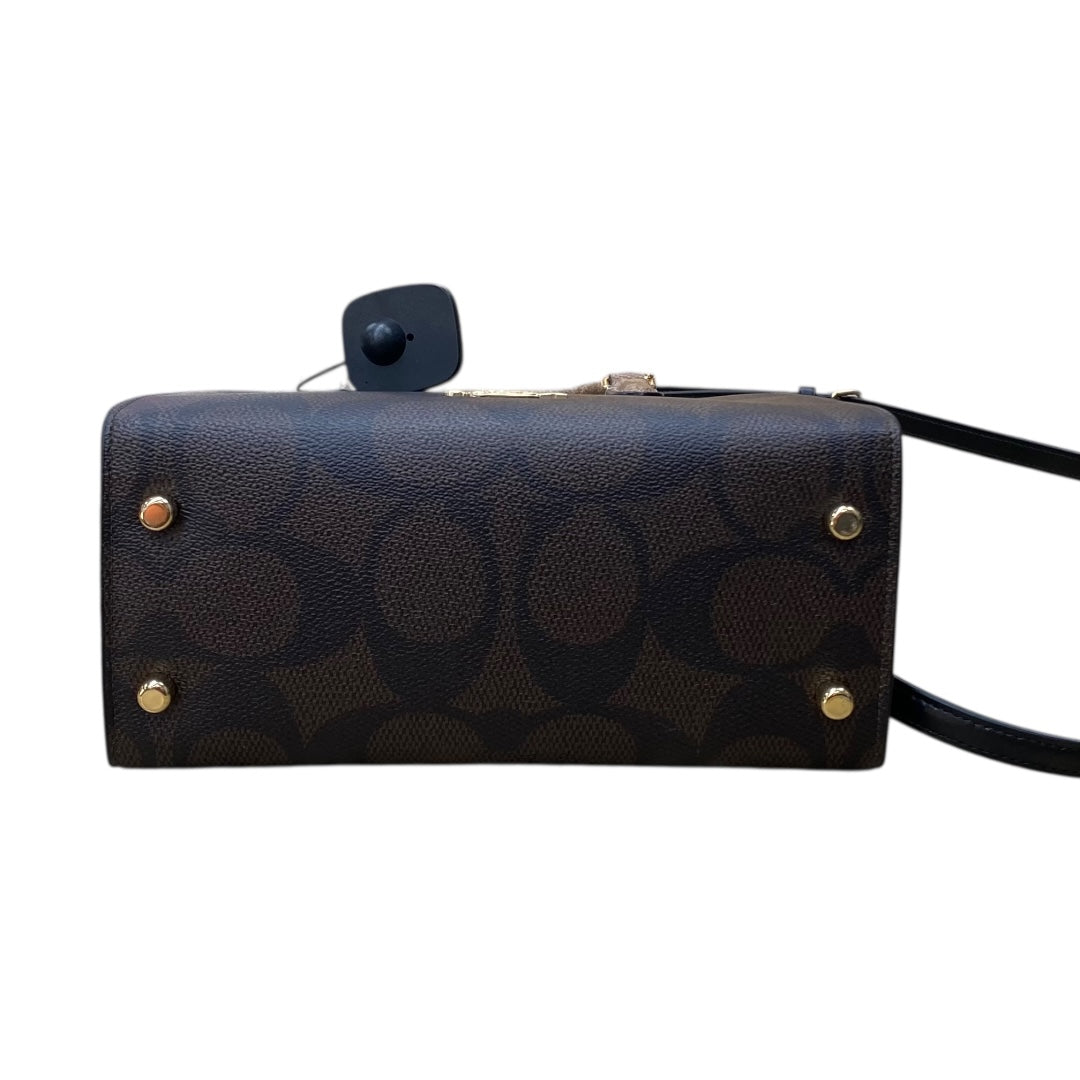 Handbag Designer By Coach In Brown, Size:Small