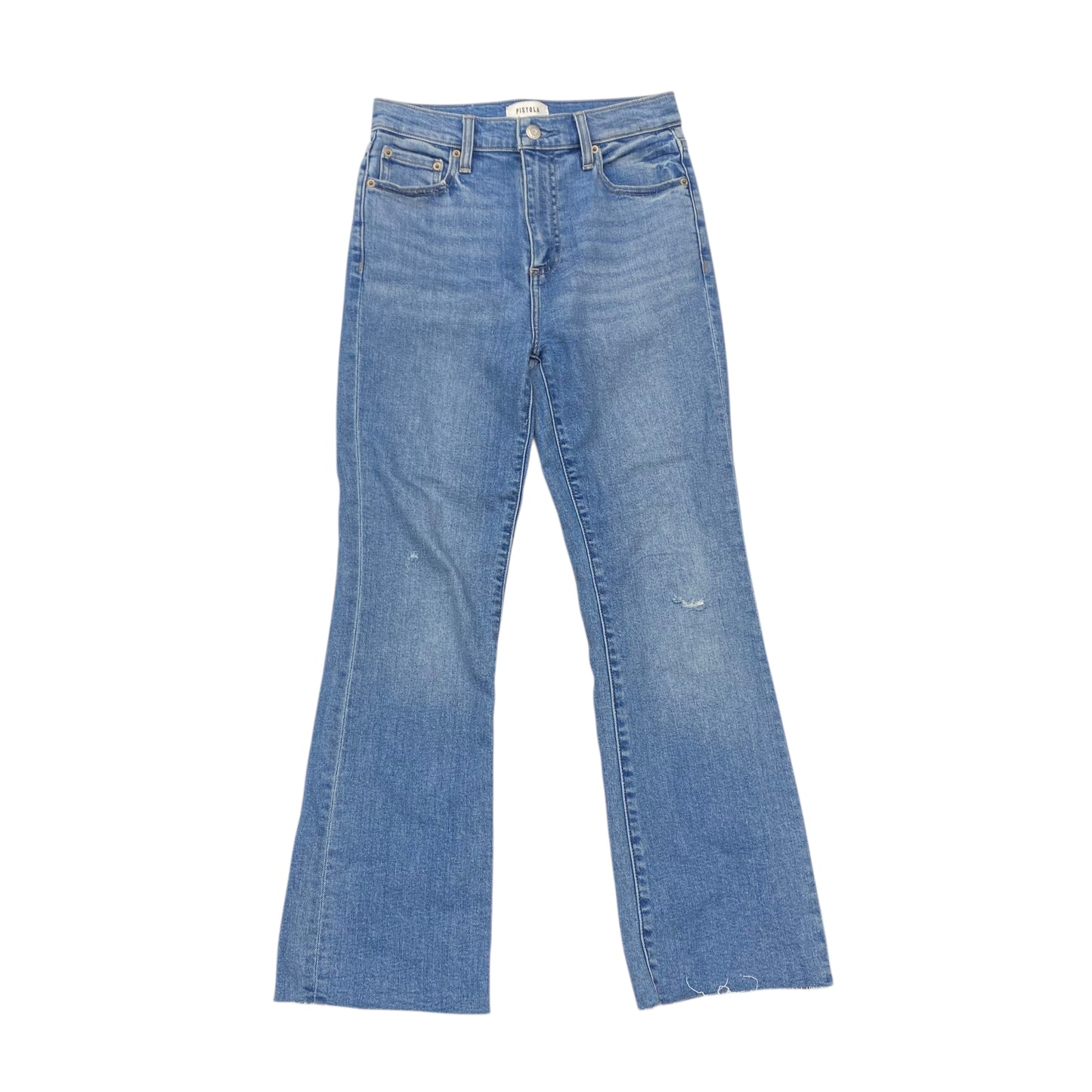 Jeans Boot Cut By Pistola In Blue Denim, Size:0