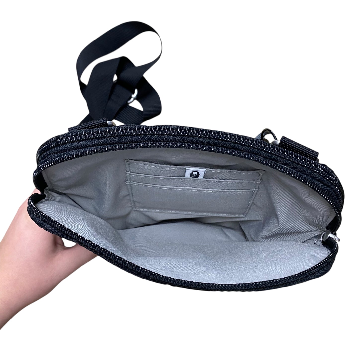 Handbag By Baggallini In Black, Size:Medium