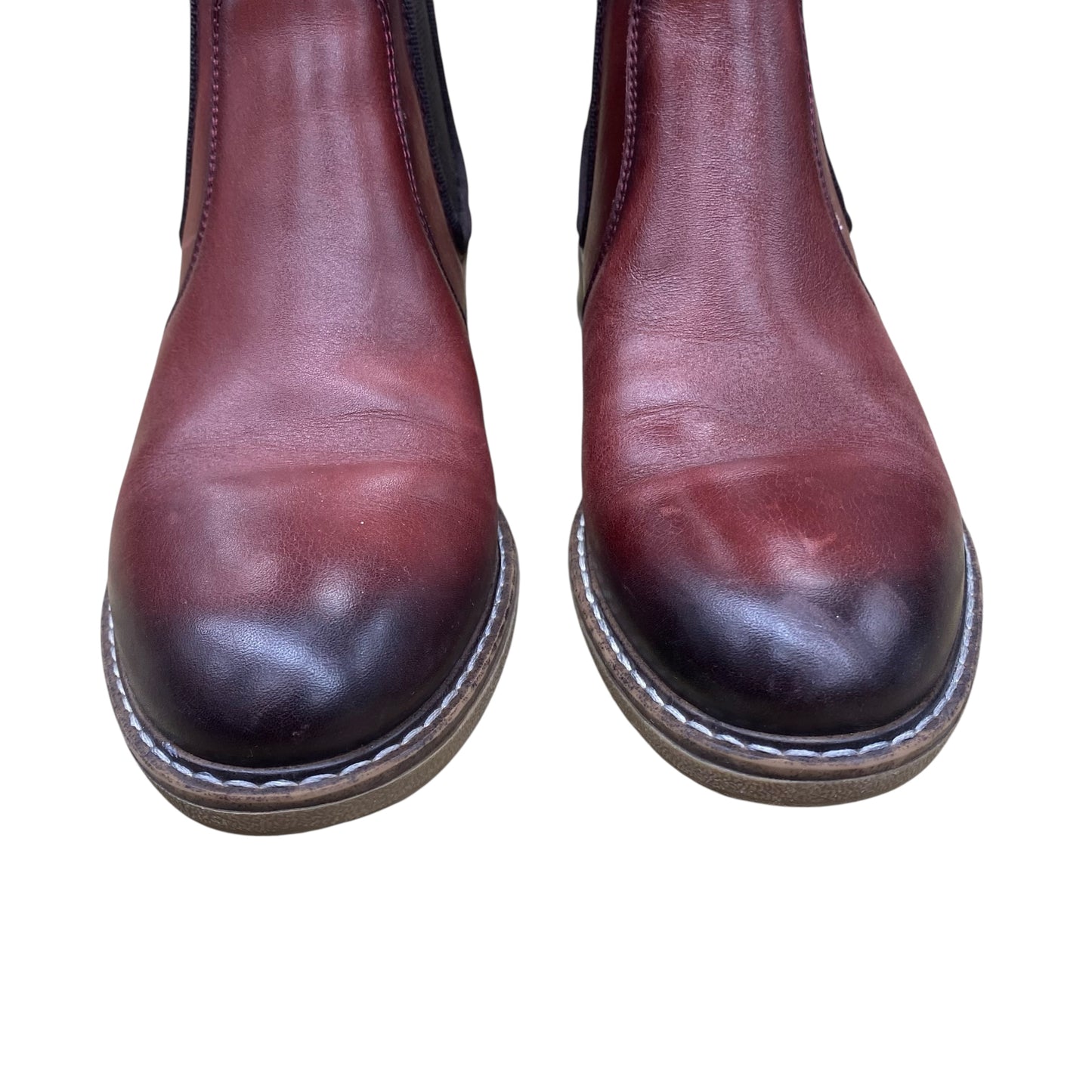 Boots Ankle Flats By Pikolinos In Red, Size:5.5