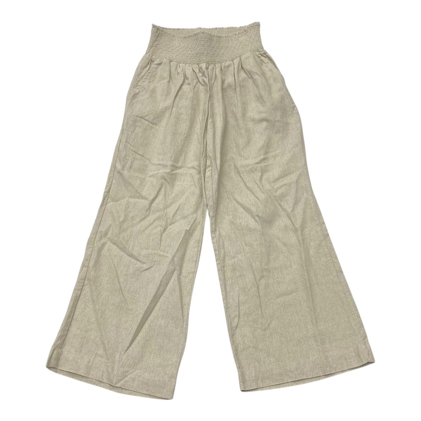 Pants Linen By West Bound In Tan, Size:Sp