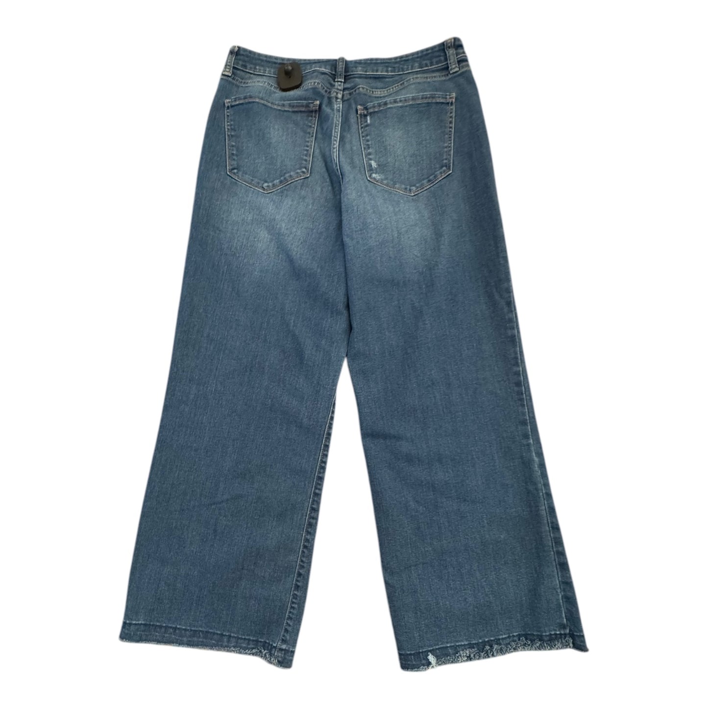 Jeans Wide Leg By Ana In Blue Denim, Size:12