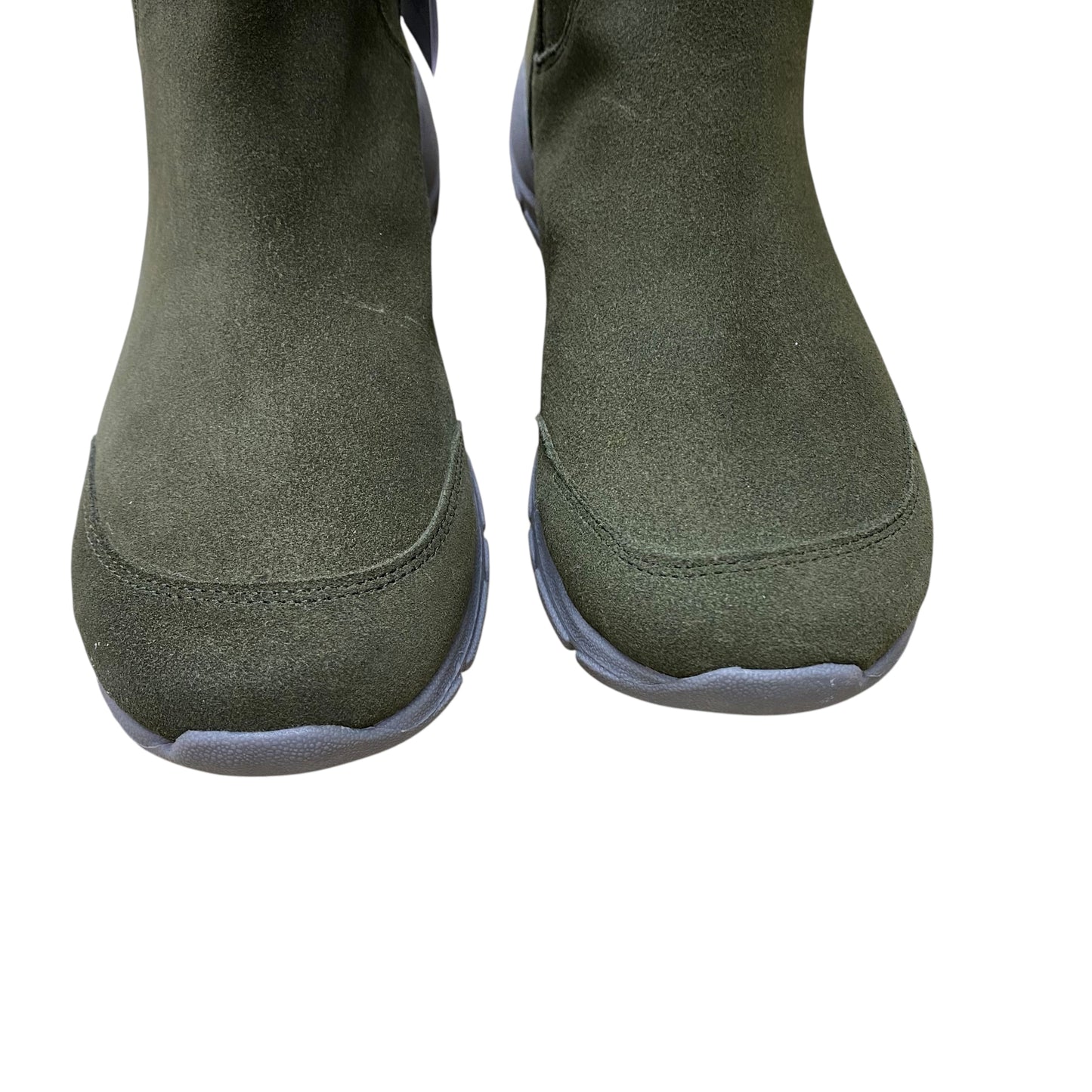 Boots Mid-Calf Flats By Lands End In Green, Size:9.5
