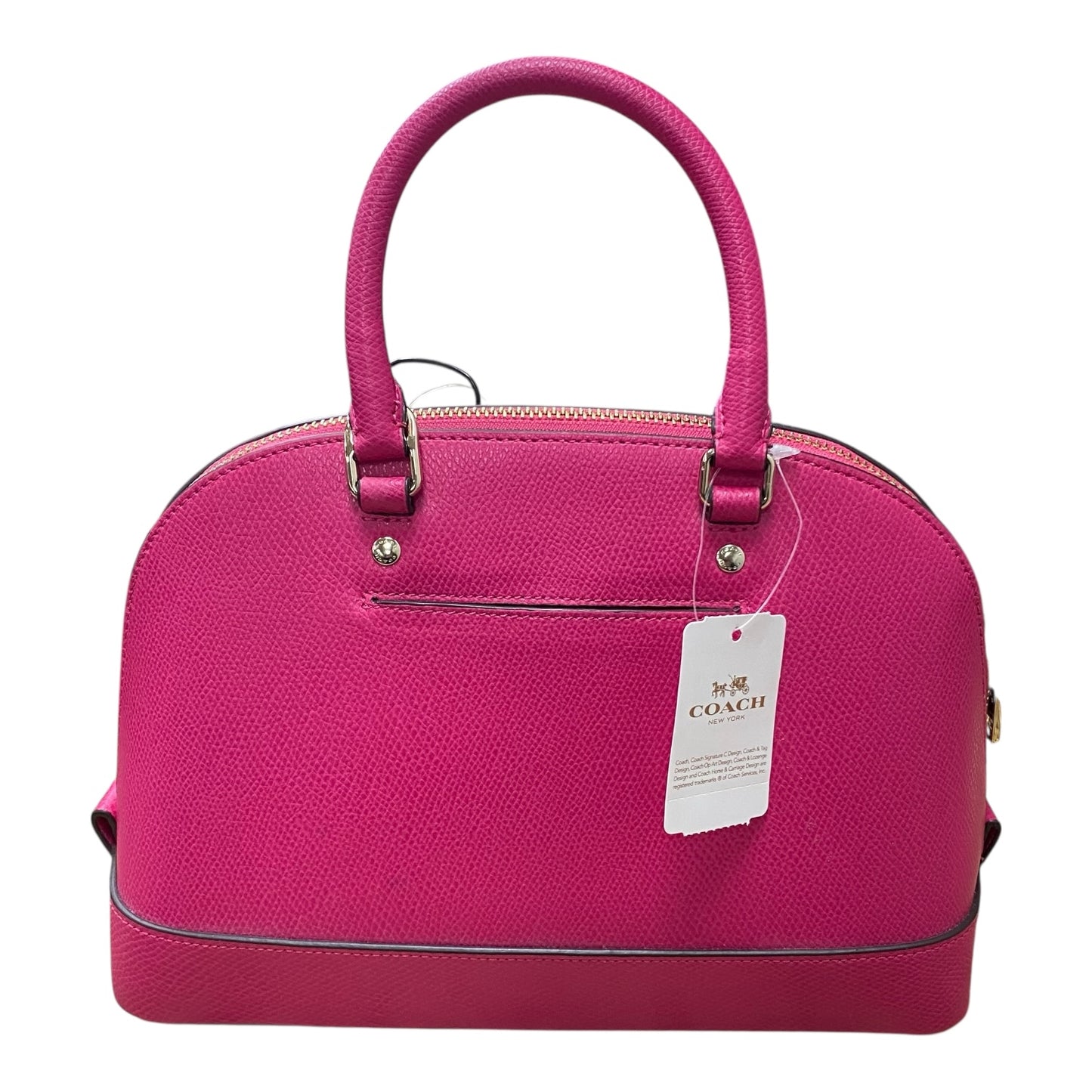 Handbag Designer By Coach In Pink, Size:Small