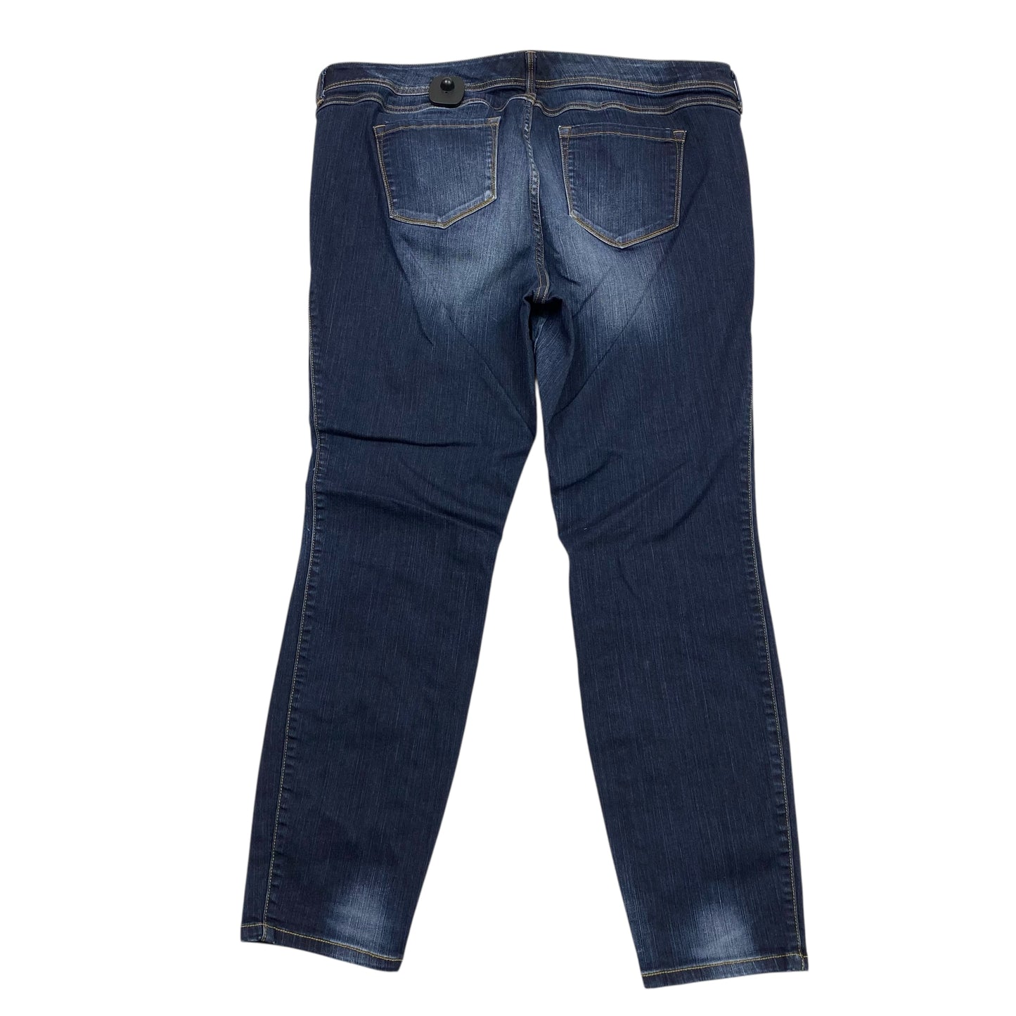 Jeans Skinny By Torrid In Blue Denim, Size:20