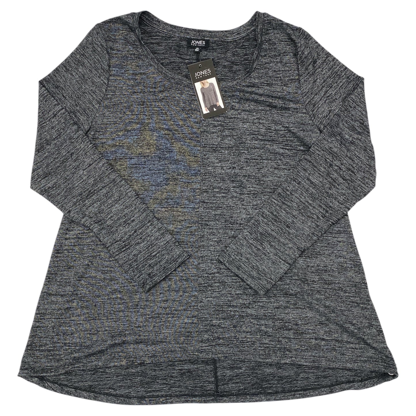 Sweater By Jones New York In Grey, Size:Xl