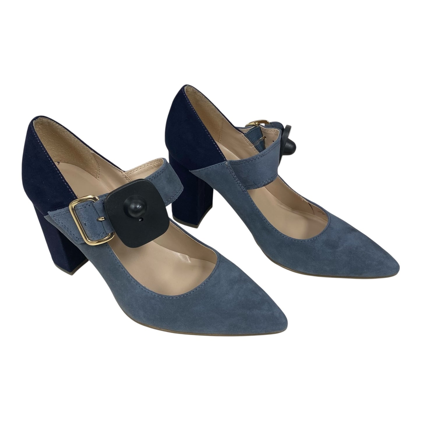 Shoes Heels Block By Tommy Hilfiger In Blue, Size:7