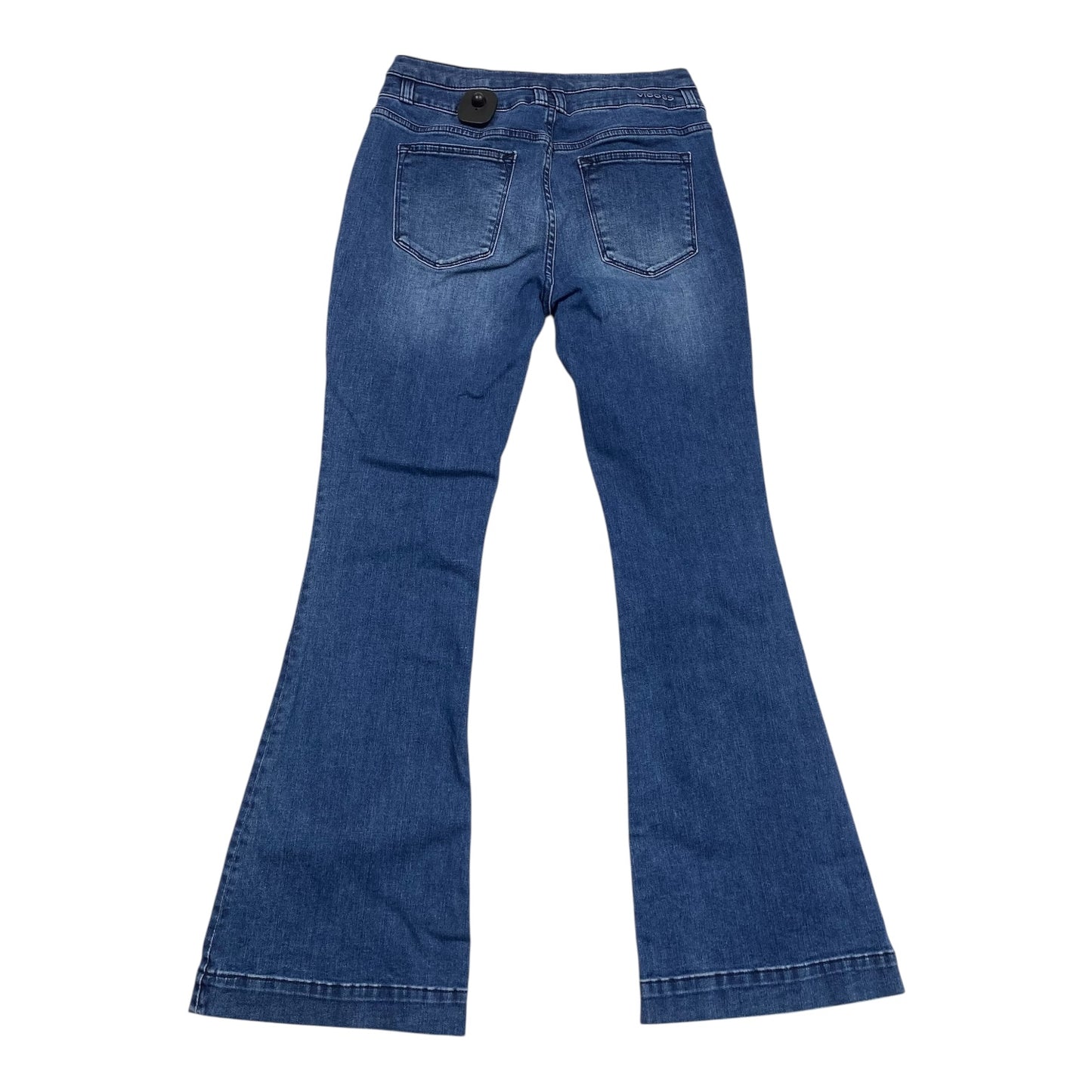 Jeans Flared By Vigoss In Blue Denim, Size:6