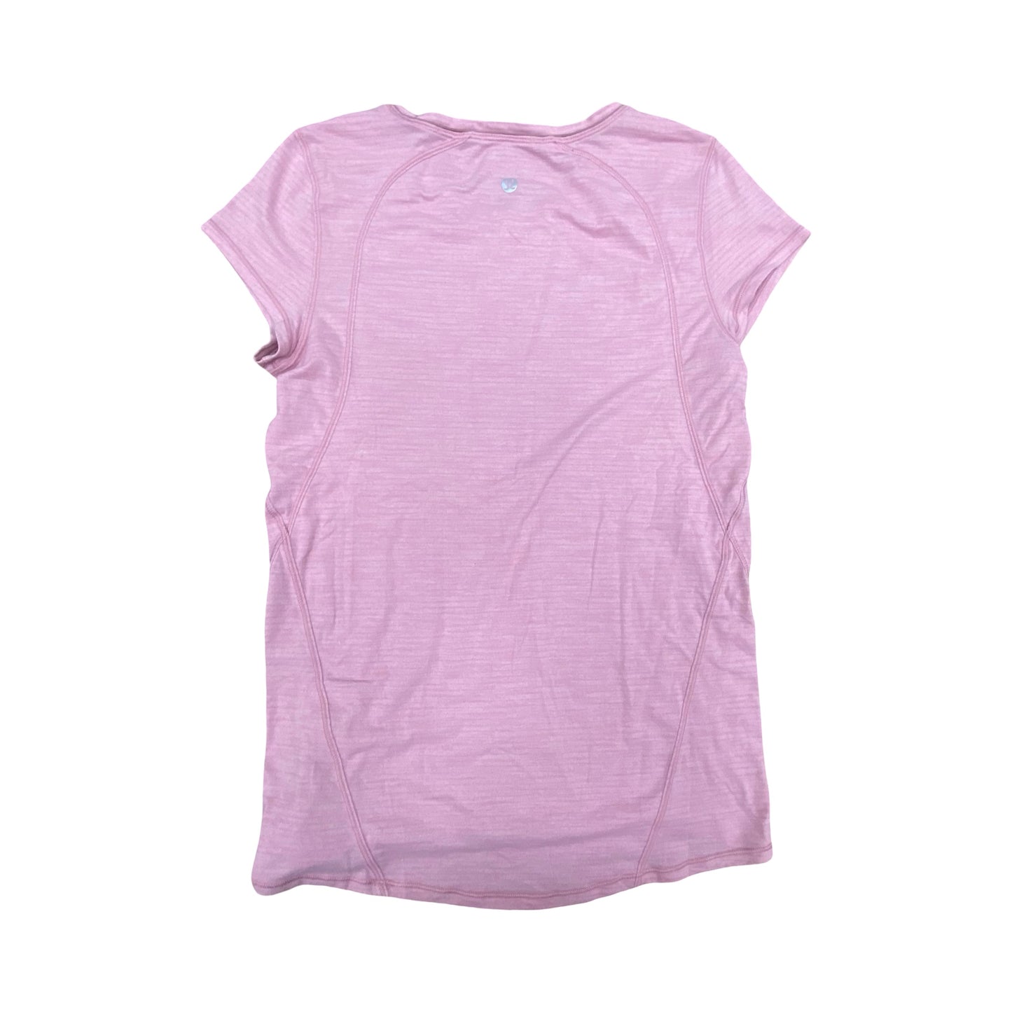 Athletic Top Ss By Lululemon In Pink, Size:S