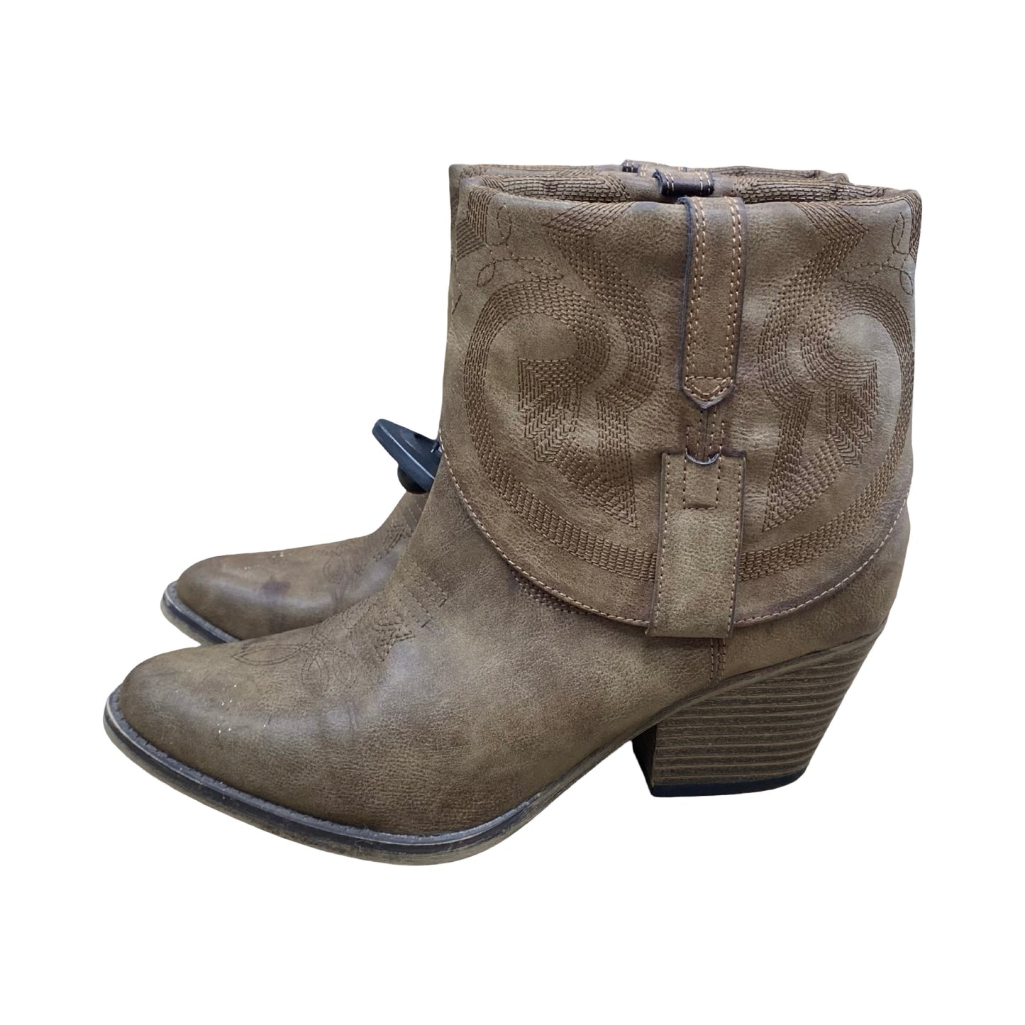 Boots Western By Mia In Brown, Size:8.5