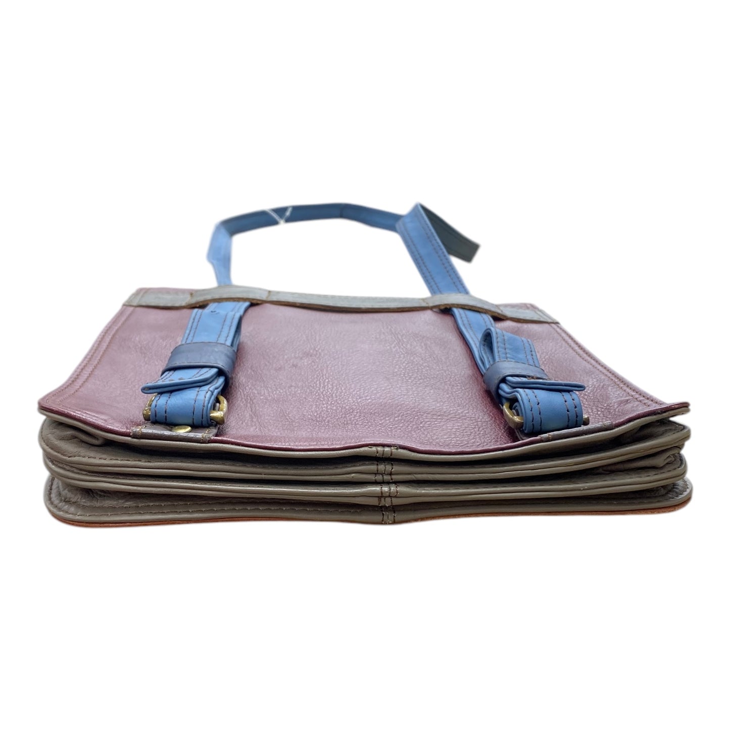 Handbag Leather By sakura In Multi, Size:Medium