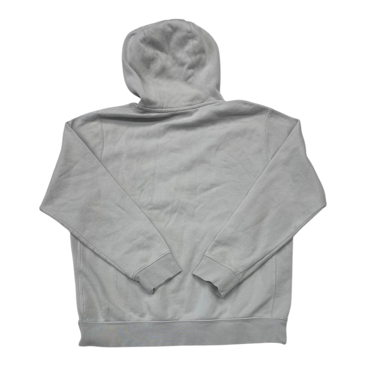 Athletic Sweatshirt Hoodie By Nike Apparel In Grey, Size:M