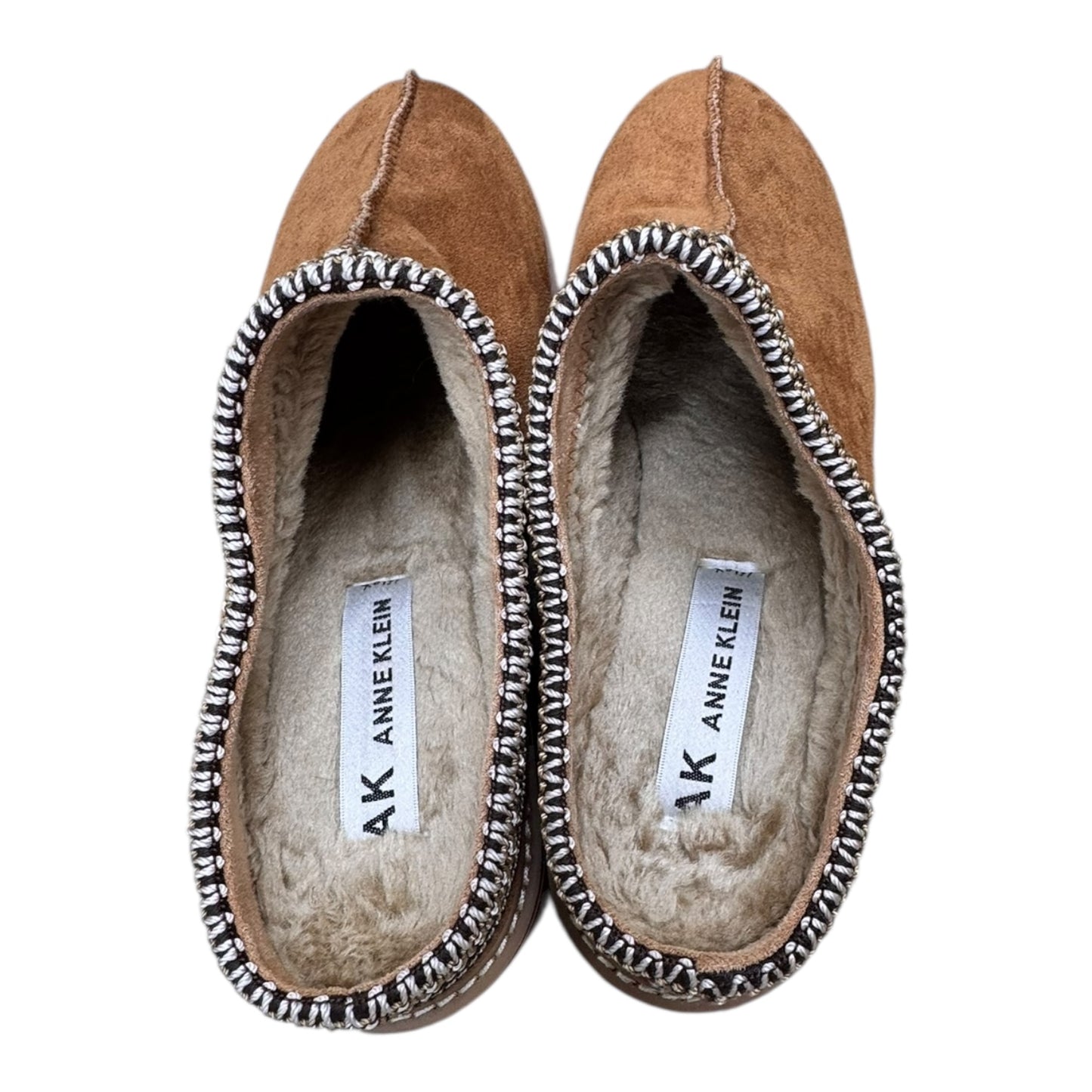 Shoes Flats By Anne Klein In Brown, Size:10