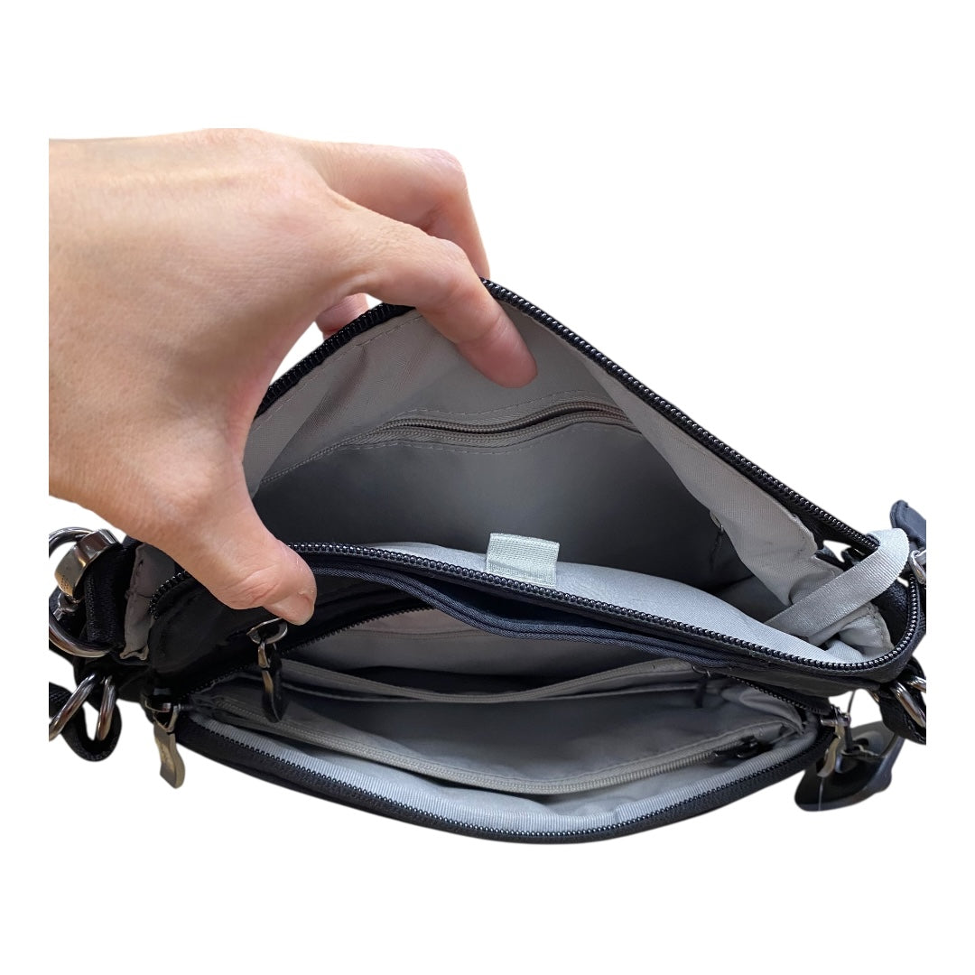 Handbag By Baggallini In Black, Size:Medium
